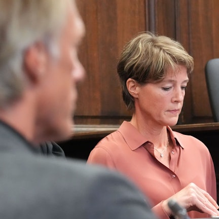 Christina Block weist von sich, die Entführung in Auftrag gegeben zu haben.