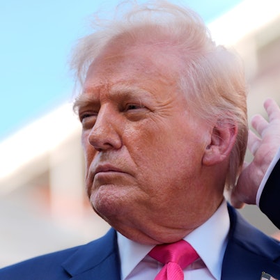 US-Präsident Donald Trump bei einem Besuch der Federal Reserve in Washington.