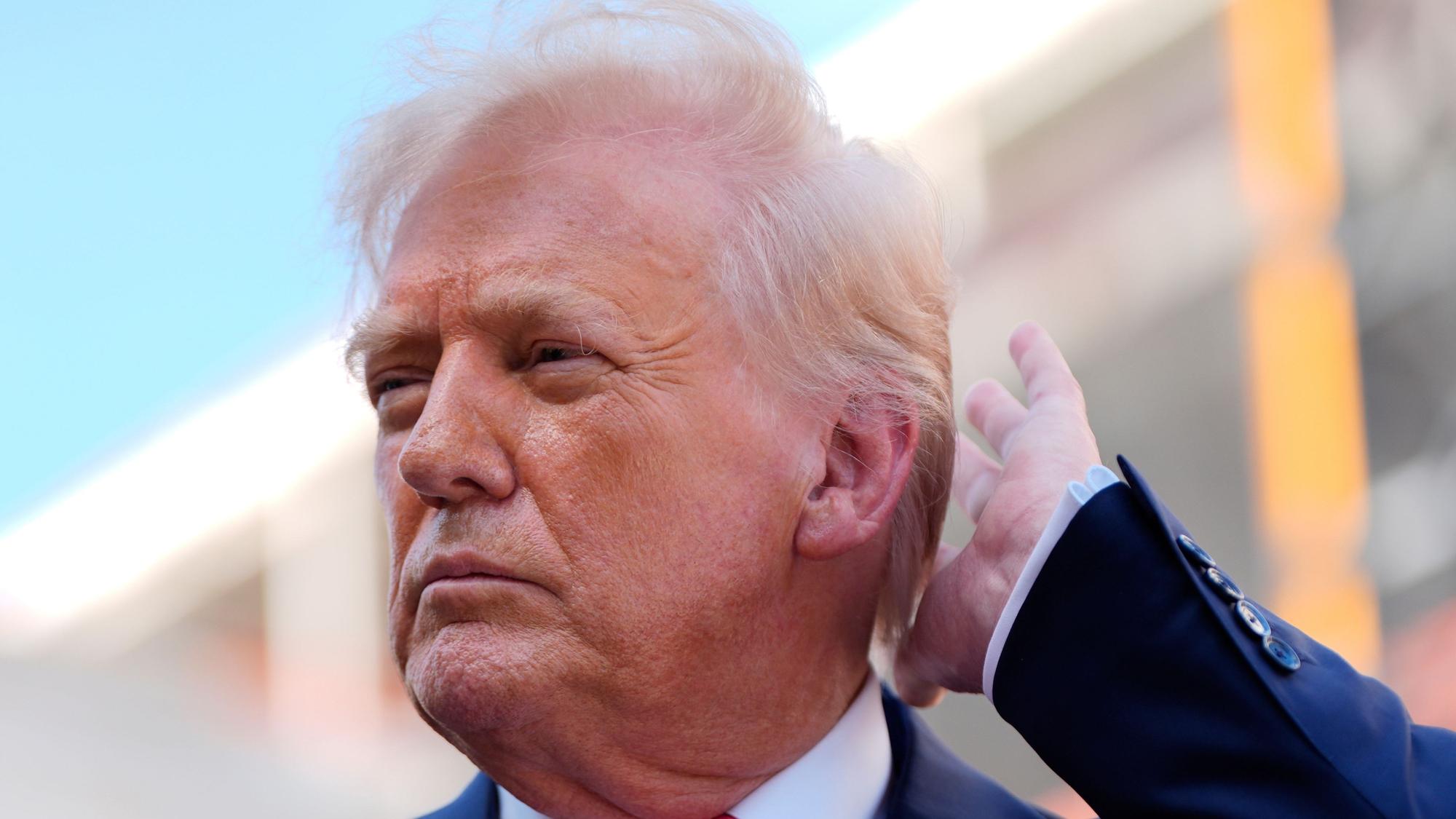 US-Präsident Donald Trump bei einem Besuch der Federal Reserve in Washington.