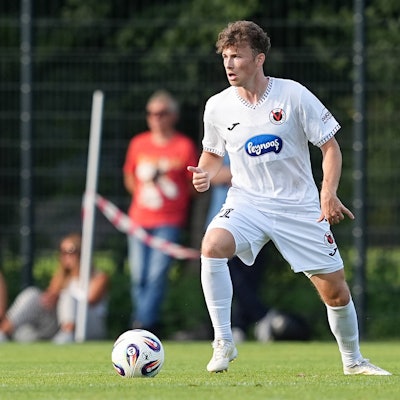 04.07.2025, xydrx, Fußball, FC Viktoria Köln - SC Wiedenbrück, Testspiel, Trainingsplatz Pohlstadtsweg: Lucas Wolf Viktoria Köln 21 Nordrhein-Westfahlen Deutschland *** 04 07 2025, xydrx, Football, FC Viktoria Köln SC Wiedenbrück, Test match, Training ground Pohlstadtsweg Lucas Wolf Viktoria Köln 21 North Rhine-Westphalia Germany