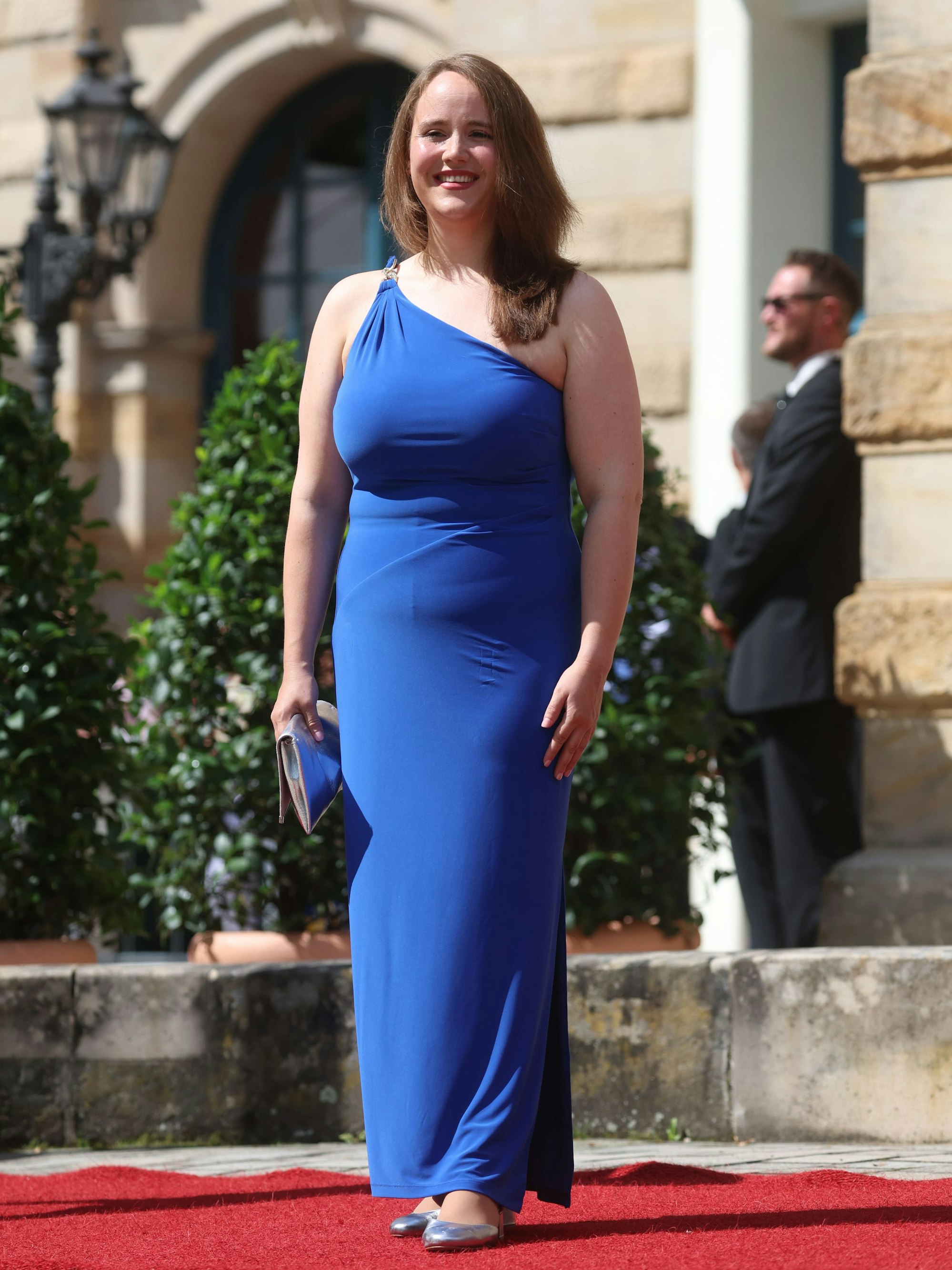 Ricarda Lang (Bündnis 90/Die Grünen) kommt zur Eröffnung der Bayreuther Festspiele mit einer Neuinszenierung der Richard-Wagner-Oper „Die Meistersinger von Nürnberg“.