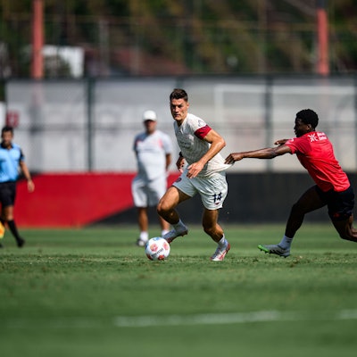 Patrik Schick von Bayer 04 Leverkusens im Trainingslager in Rio de Janeiro.
