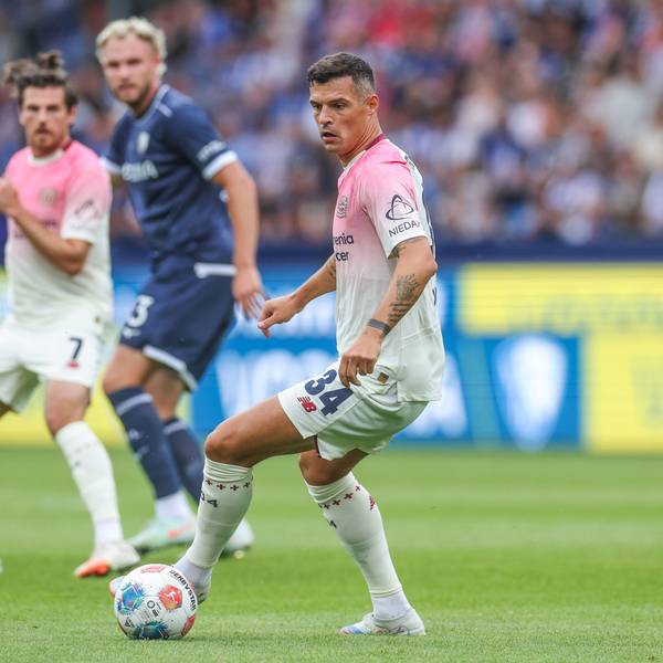 Das letzte Mal für Bayer 04? Granit Xhaka im Testspiel am Sonntag beim VfL Bochum