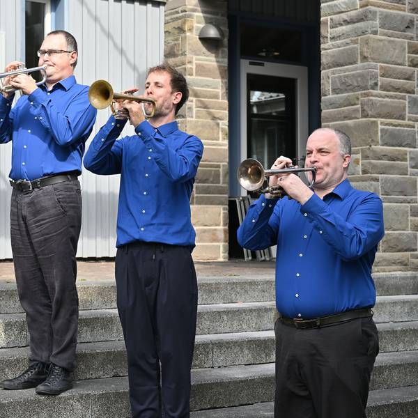 Die Fanfare aus der Oper „Donnerstag aus Licht“ eröffnete traditionsgemäß die Stockhausen-Tage in Kürten.