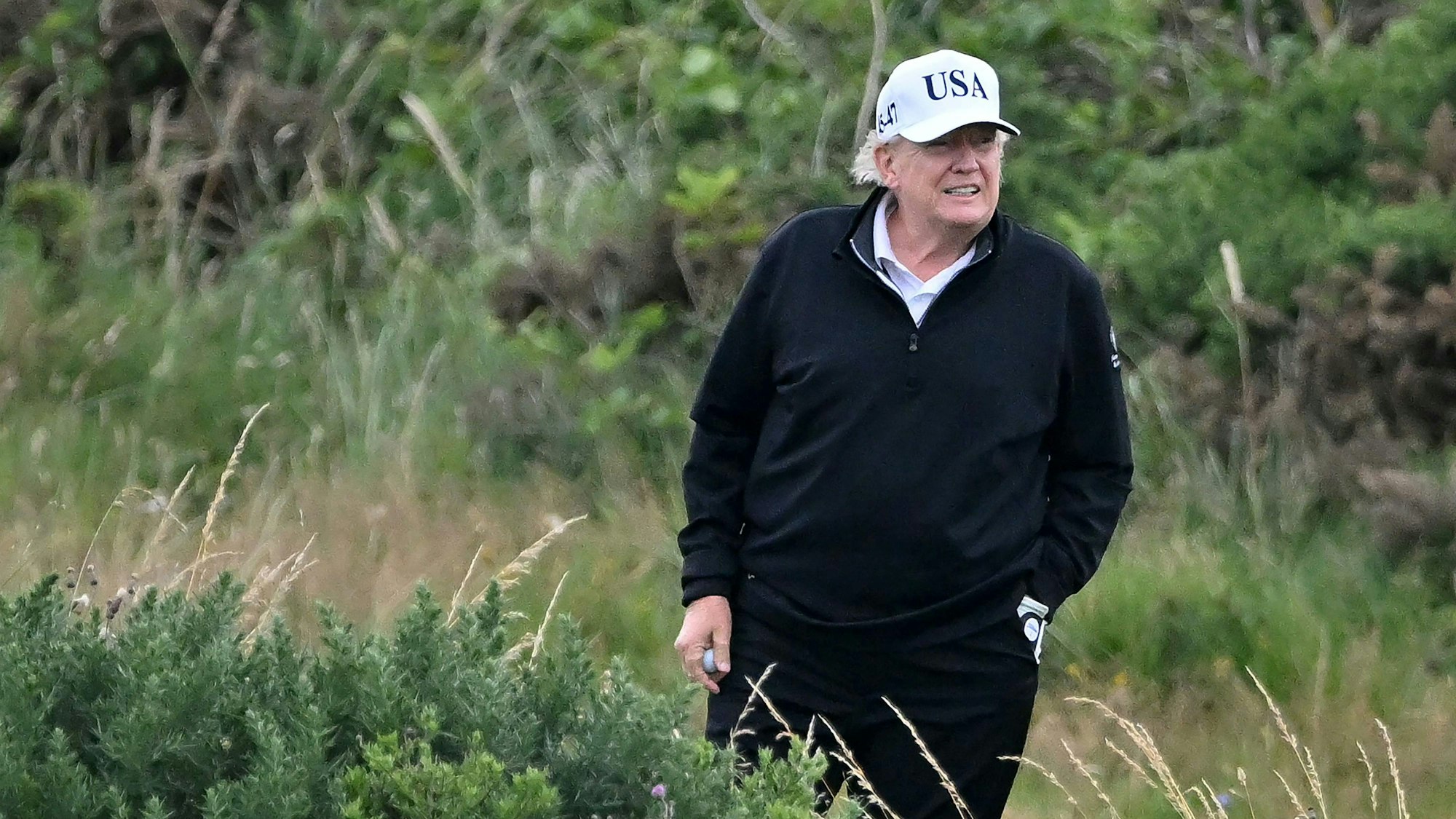 Donald Trump auf dem Golfplatz.