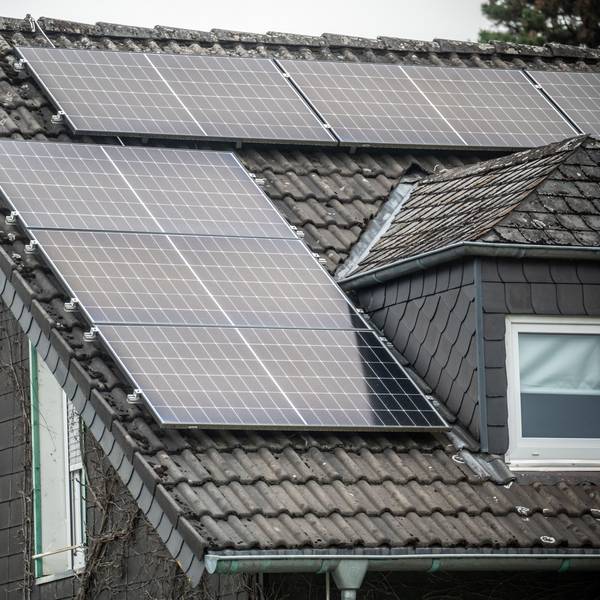 Ein Solardach in Leverkusen
