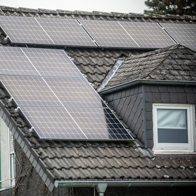 Ein Solardach in Leverkusen