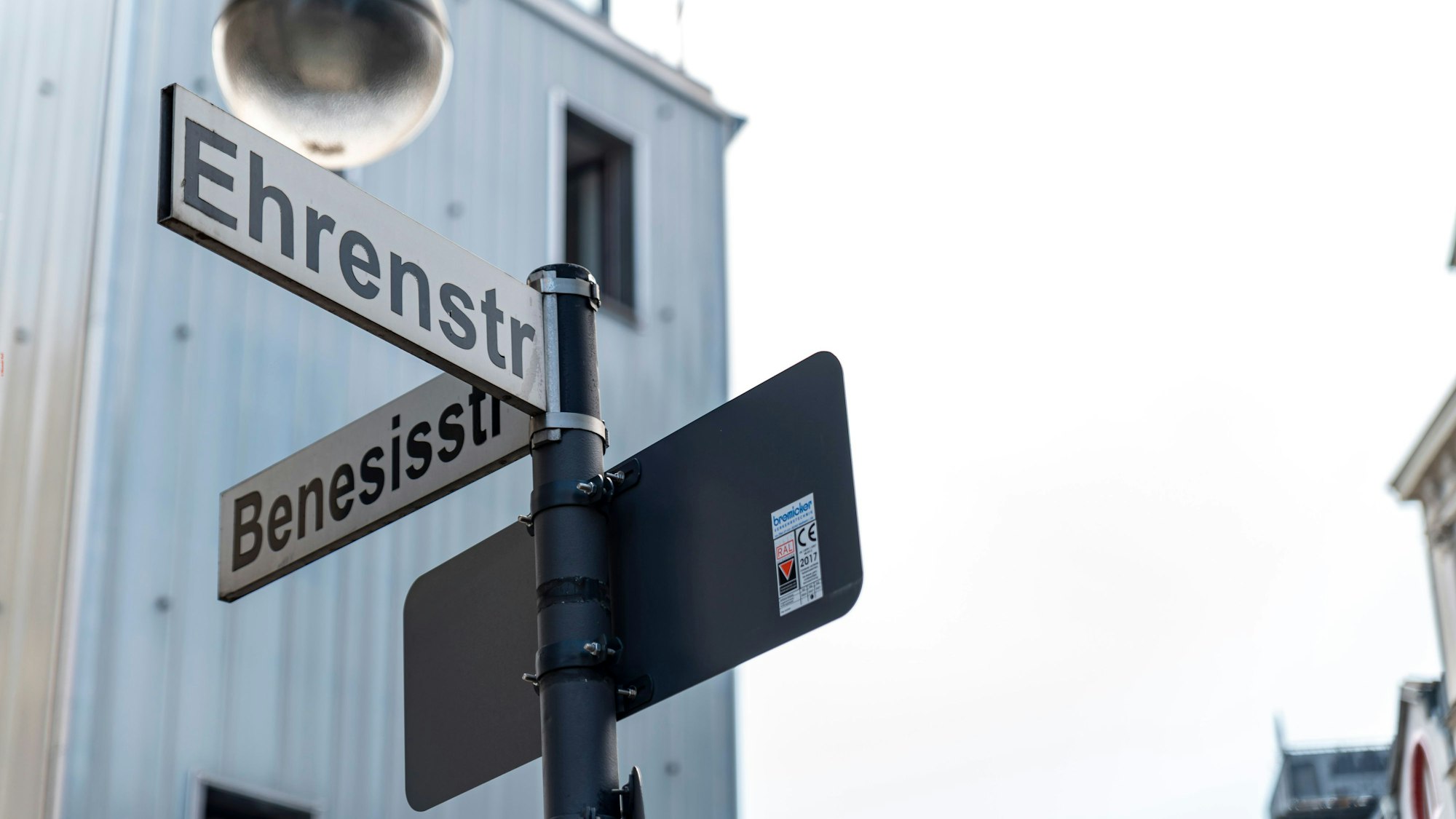 Historische Namen im Stadtbild: Die Ehrenstraße und Benesisstraße sind Teil der neuen Kölner Straßenkarte mit Herkunftserklärung.