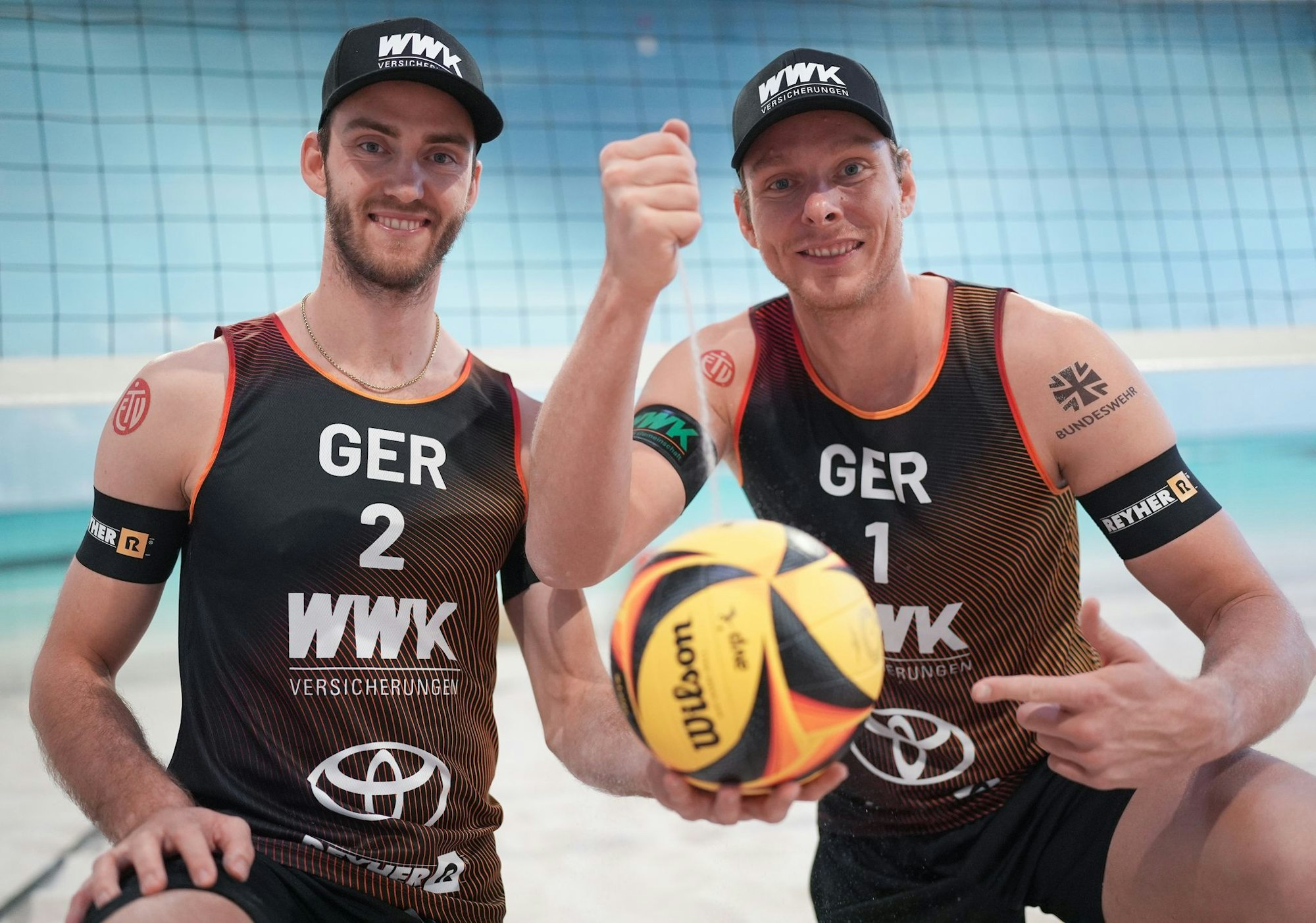 Die Zuversicht vor der EM ist zurück: Clemens Wickler (l) und Nils Ehlers