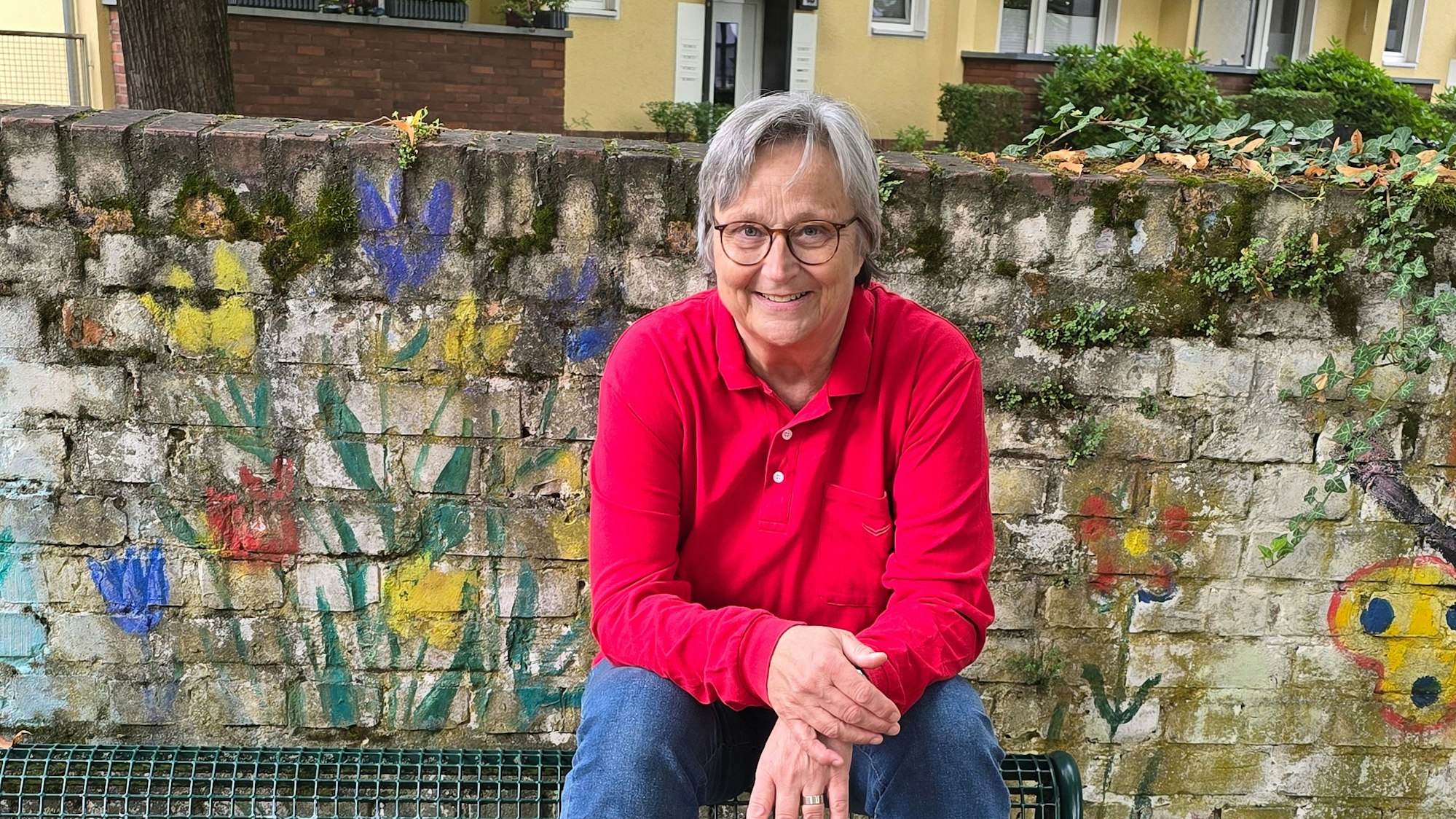 Eva Schwarz möchte Plauderbänke für Köln, um Einsamkeit zu bekämpfen.