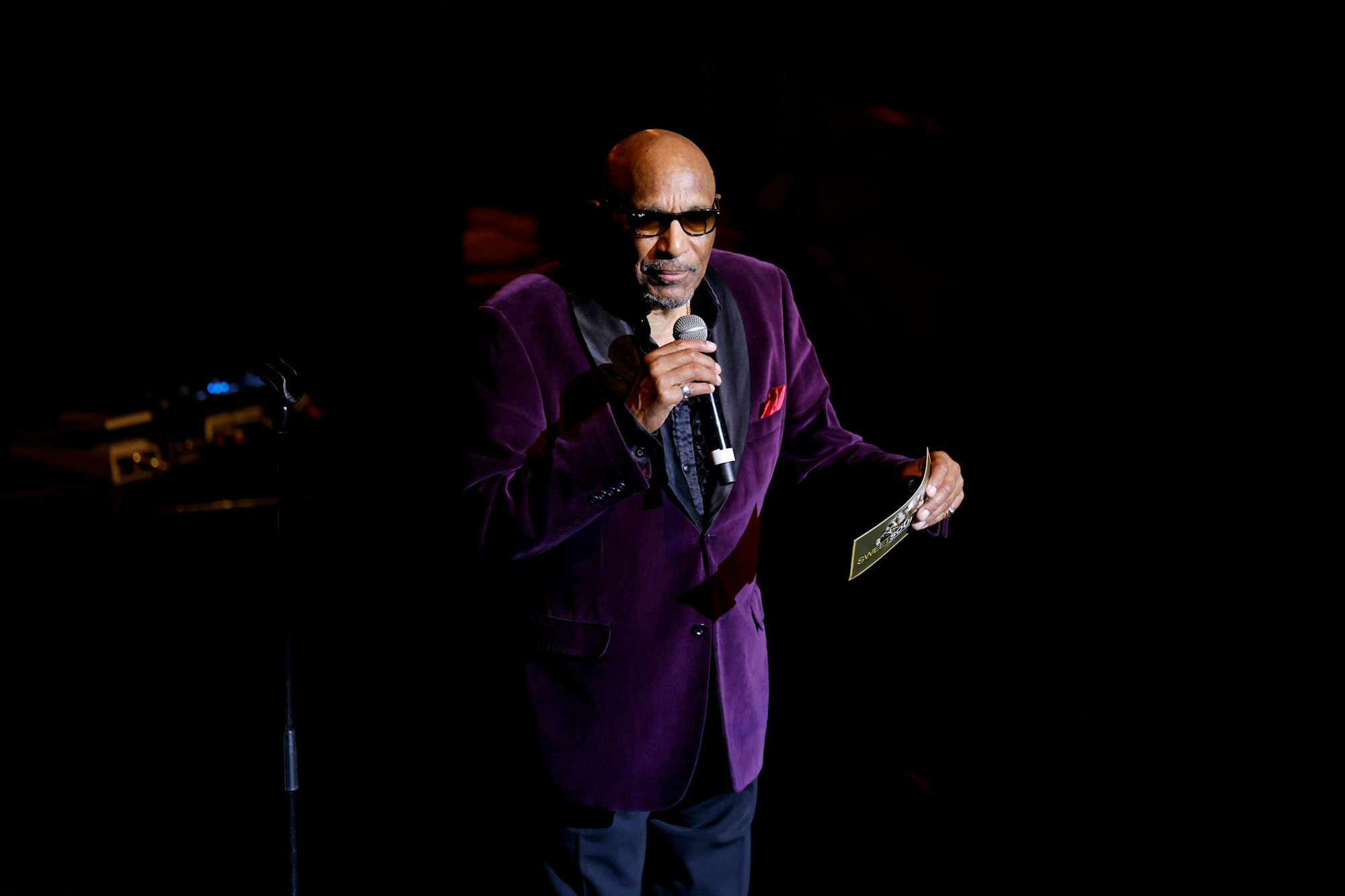 Moderator und Entertainer Ron Williams bei der Show Respect - The Aretha Franklin Story in der Kölner Philharmonie. Köln, 29.07.2025 NRW Deutschland *** Presenter and entertainer Ron Williams at the show Respect The Aretha Franklin Story at the Kölner Philharmonie Cologne, 29 07 2025 NRW Germany Copyright: xChristophxHardtx