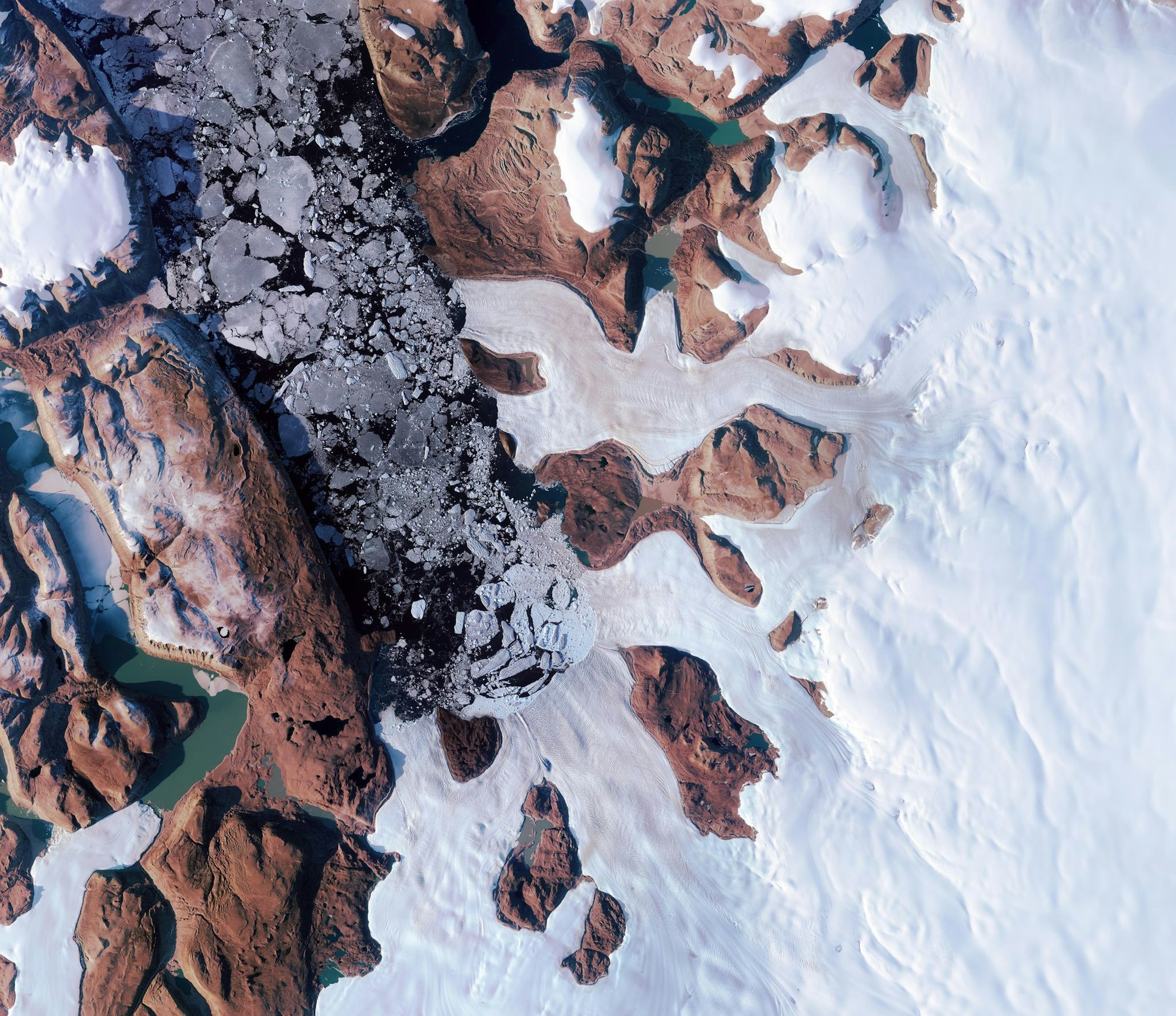 Der Harder Gletscher im Norden Grönlands hat bei Forschenden für eine große Überraschung gesorgt.