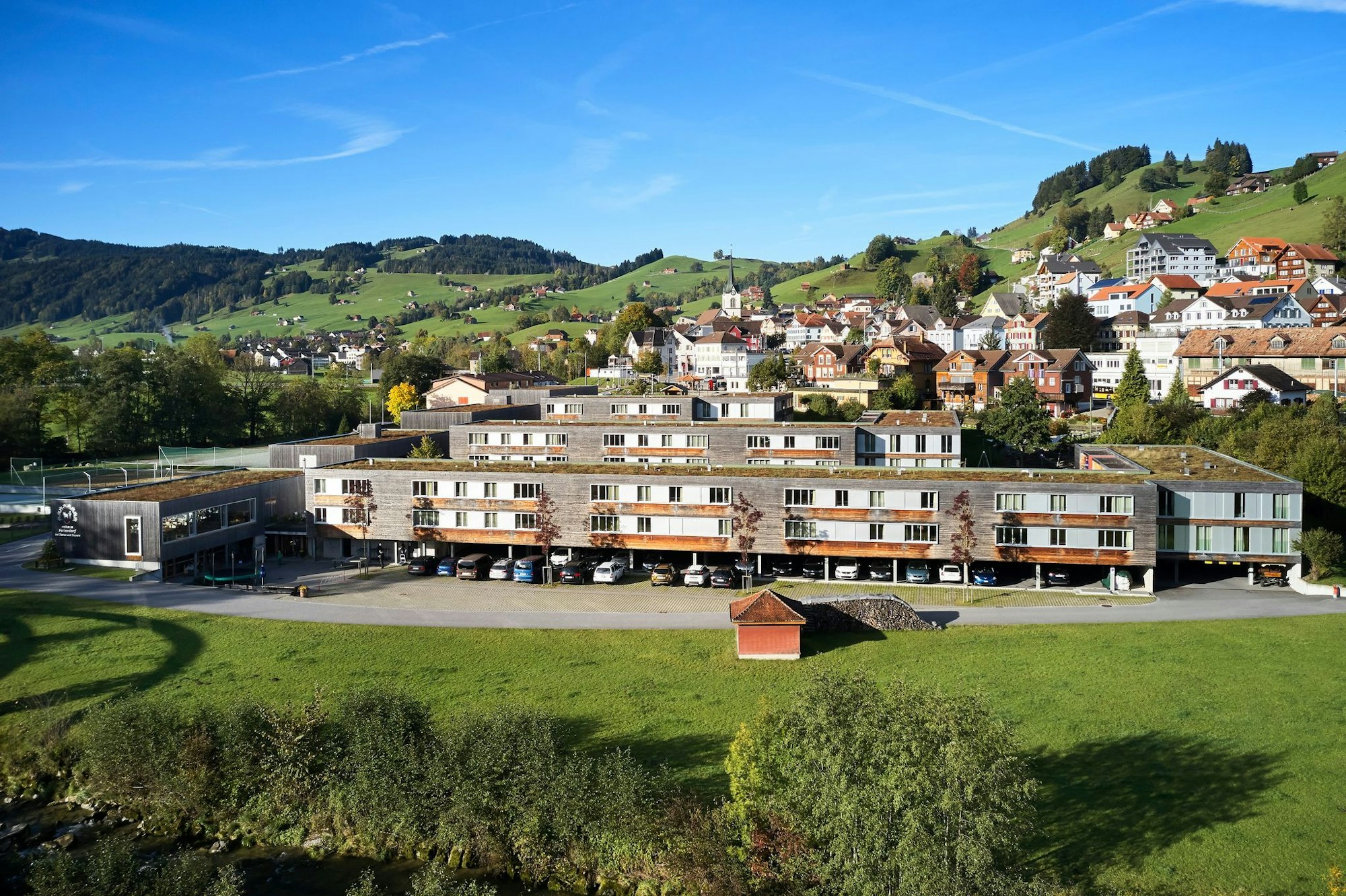 Das Feriendorf in Urnäsch umfasst 50 Ferienwohnungen.