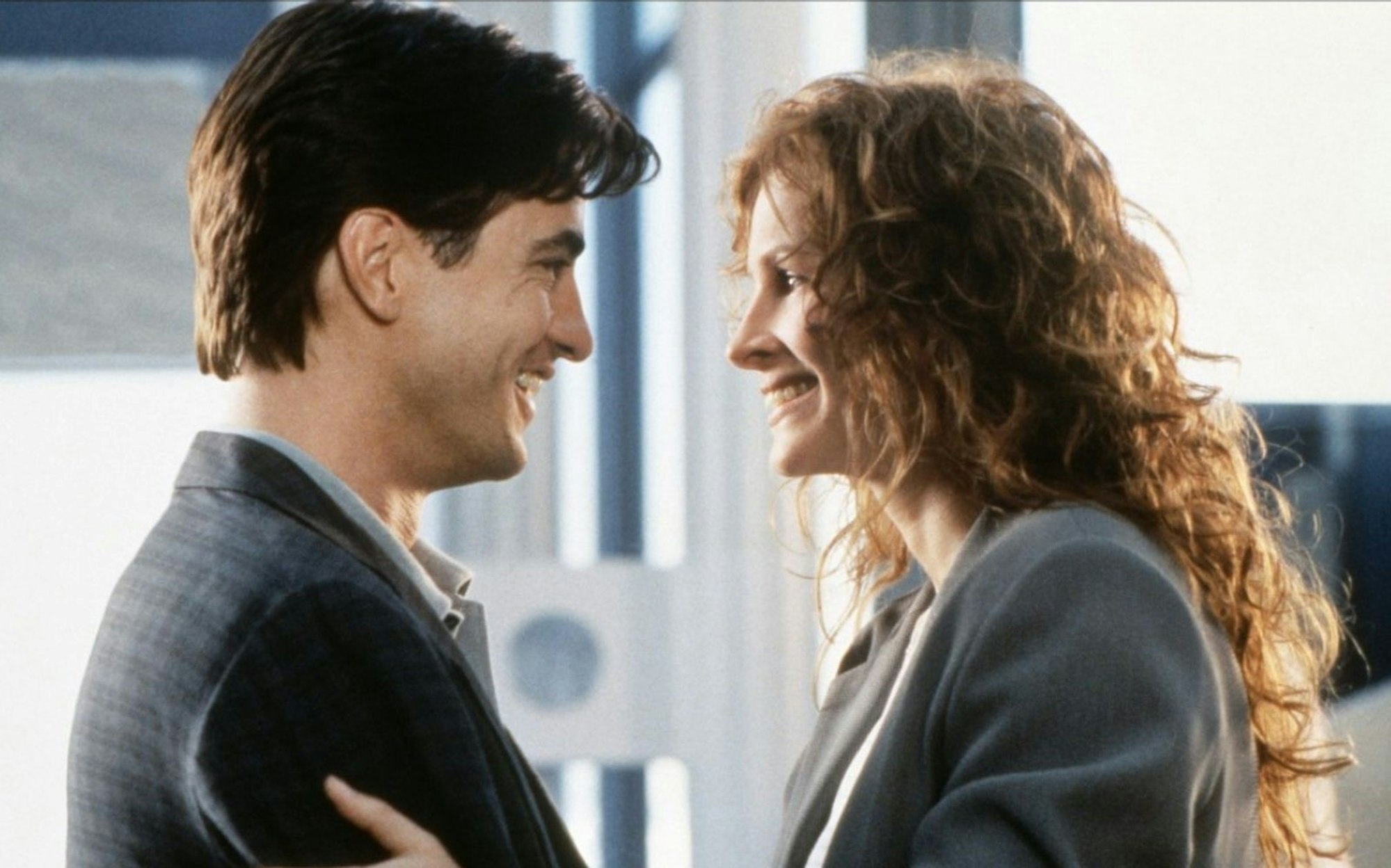 Wird man sie wieder als beste Freunde vor der Kamera sehen? Dermot Mulroney und Julia Roberts spielten in „Die Hochzeit meines besten Freundes“ die Hauptrollen. (Bild: Columbia TriStar Pictures)