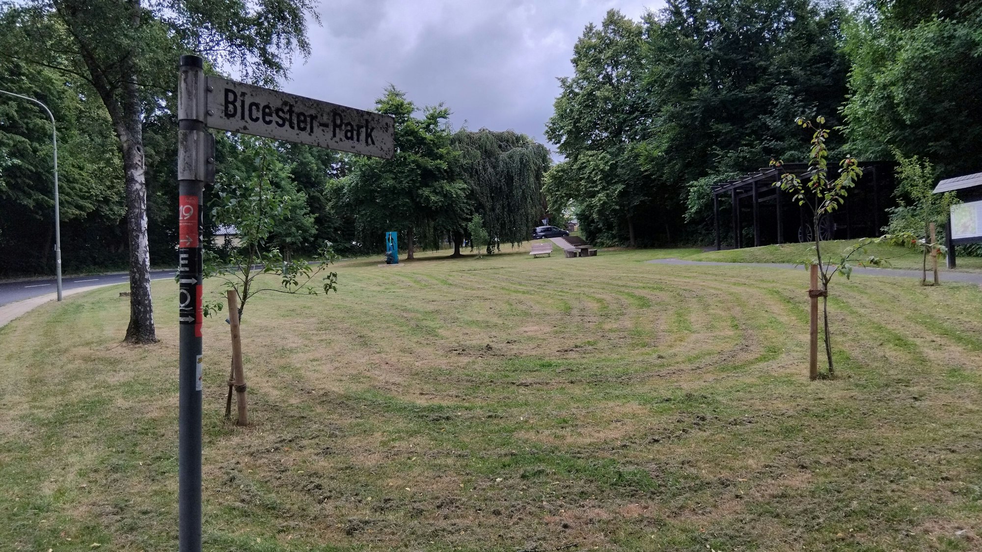 Der Bicesterpark, der im Besitz des Rhein-Sieg-Kreises ist, könnte teilweise mit Sozialwohnungen bebaut werden.
