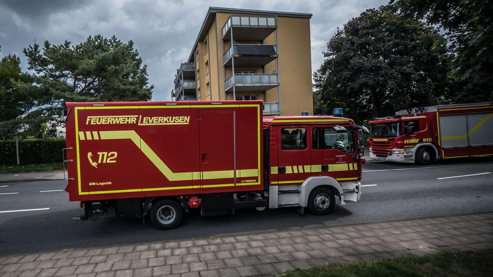 Rheinallee, Feuerwehr. Bild: Ralf Krieger