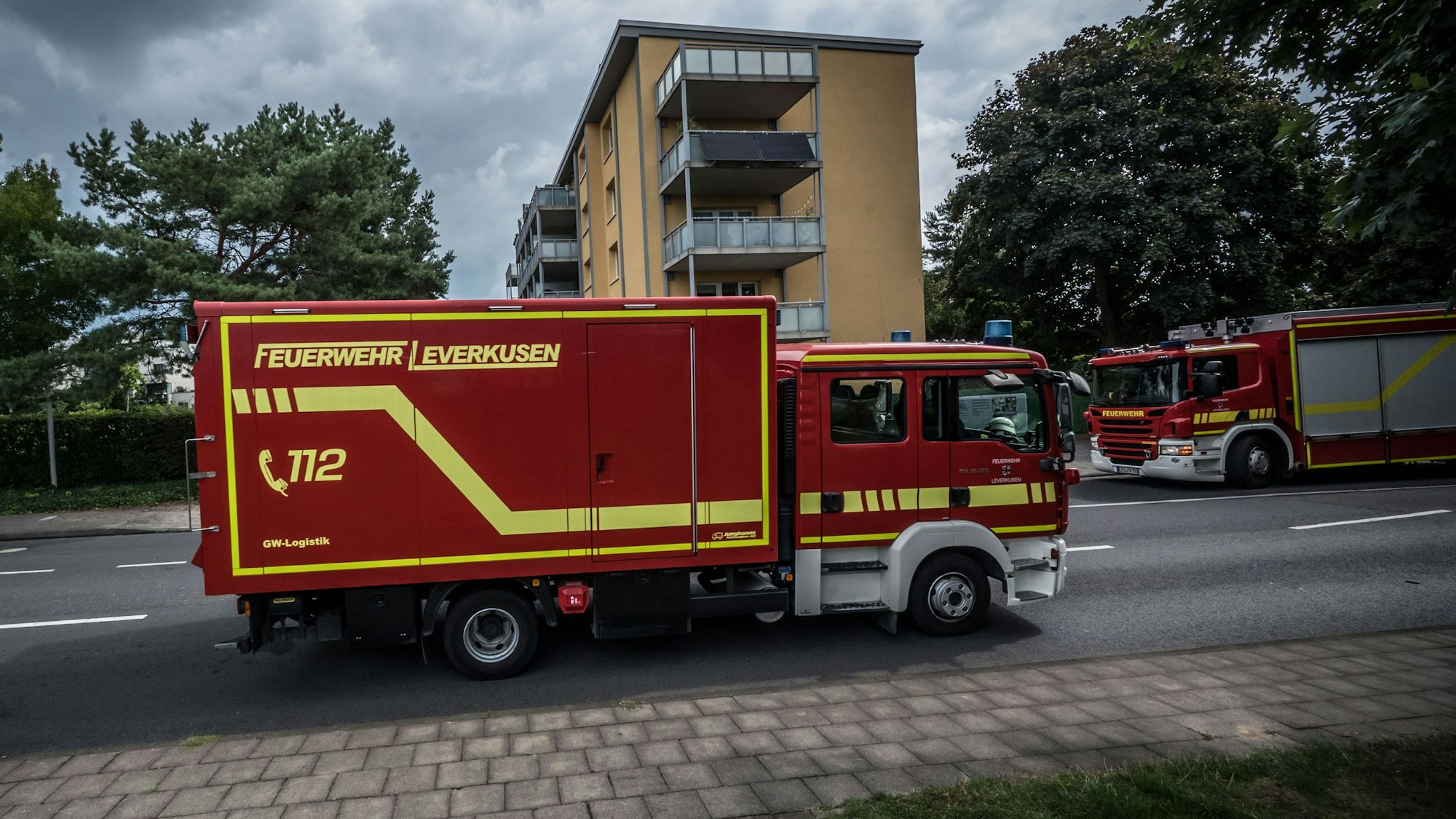 Rheinallee, Feuerwehr. Bild: Ralf Krieger