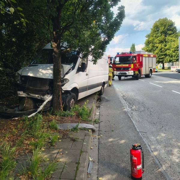 Unfall auf der Kölnstraße