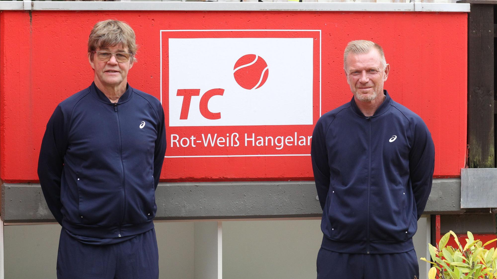 Die Tennisschule von Jobst Krüger (links) und Thorsten Schmieden ist im Tennisclub RW Hangelar seit Jahren erfolgreich.