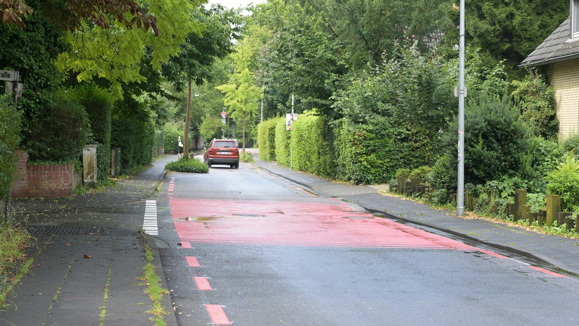 Das Foto zeigt die Nachtigallenstraßen in Bergisch Gladbach