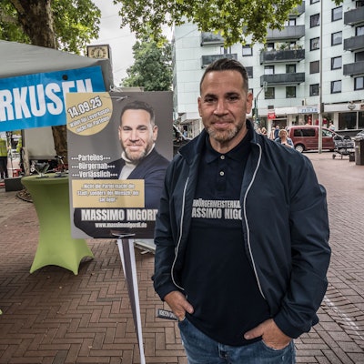 Oberbürgermeisterkandidat Massimo Nigordi . Bild: Ralf Krieger