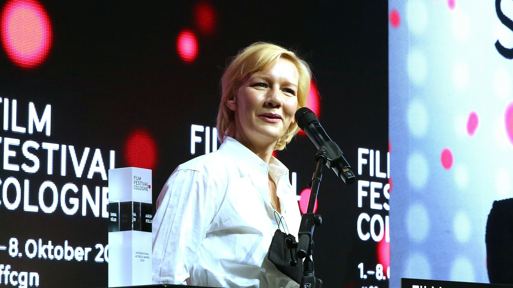 Sandra Hüller erhält 2020 einen Preis beim Kölner Film Festival Cologne