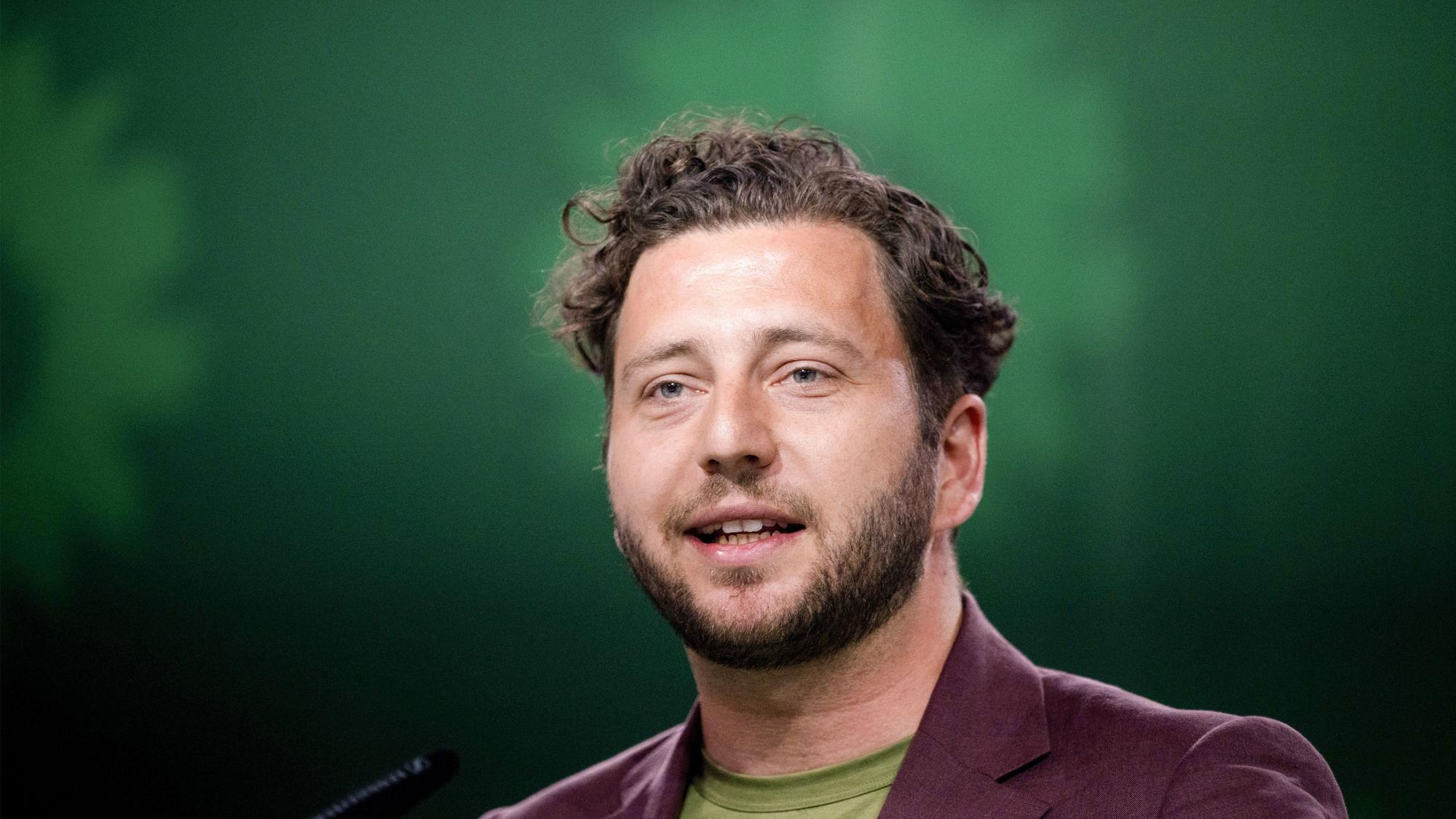 Der Grünen-Bundesvorsitzende Felix Banaszak