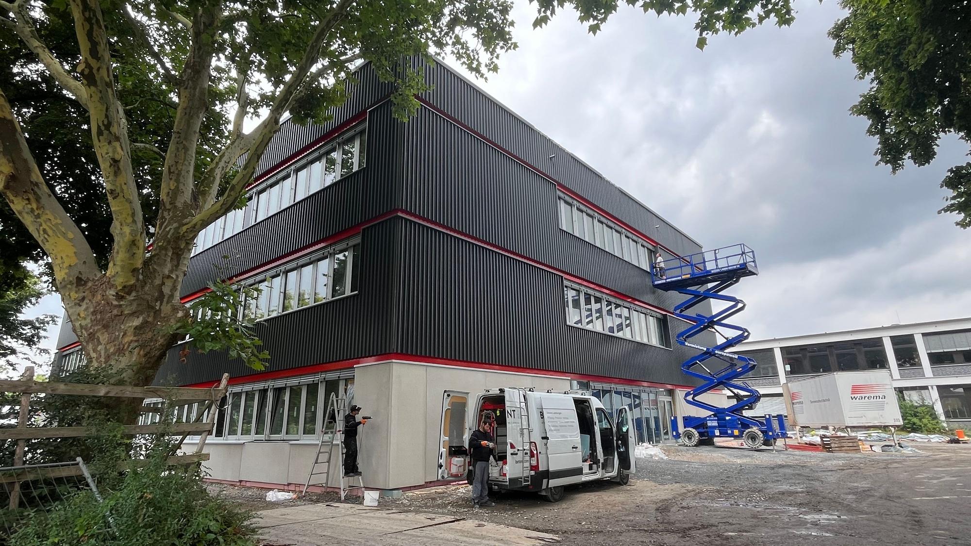 Neubau am Lise-Meitner-Gymnasium.
