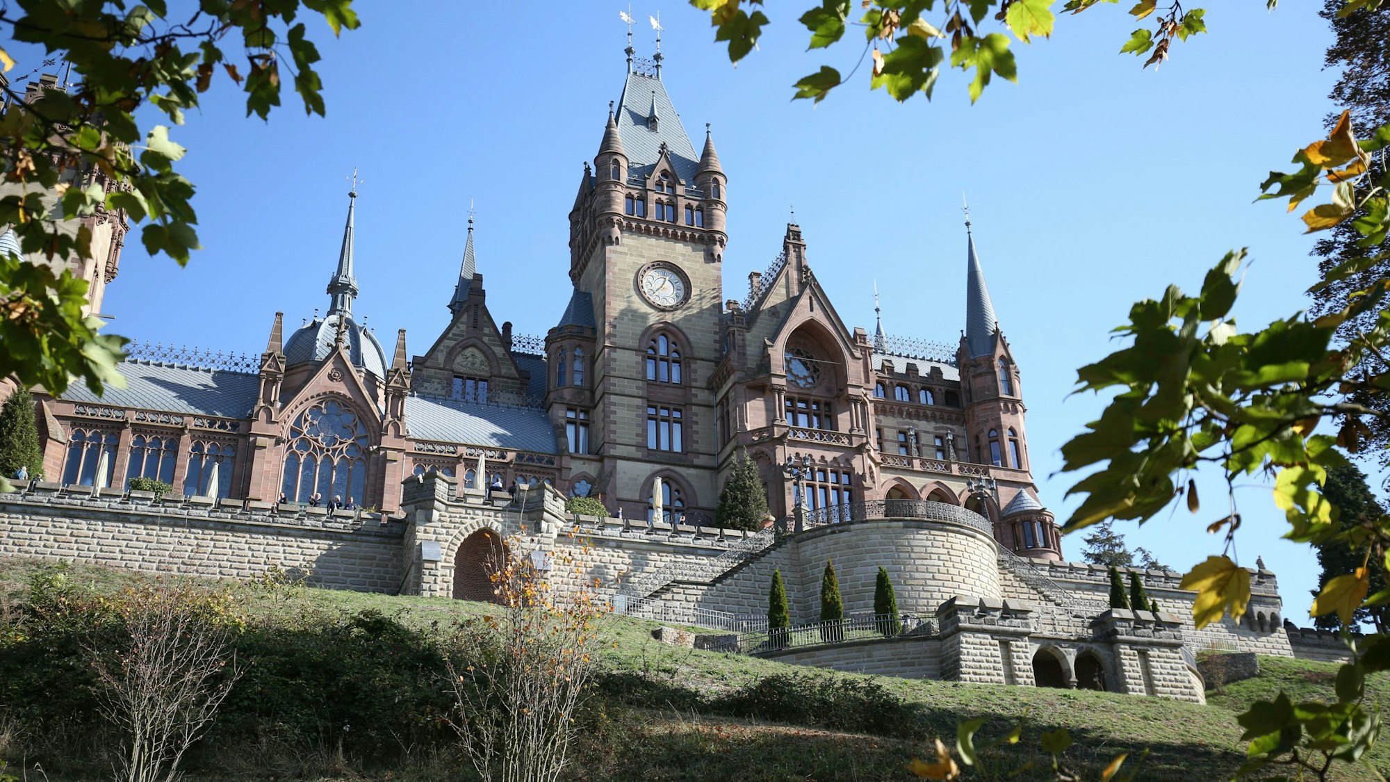 Schloss Drachenburg im Siebengebirge.