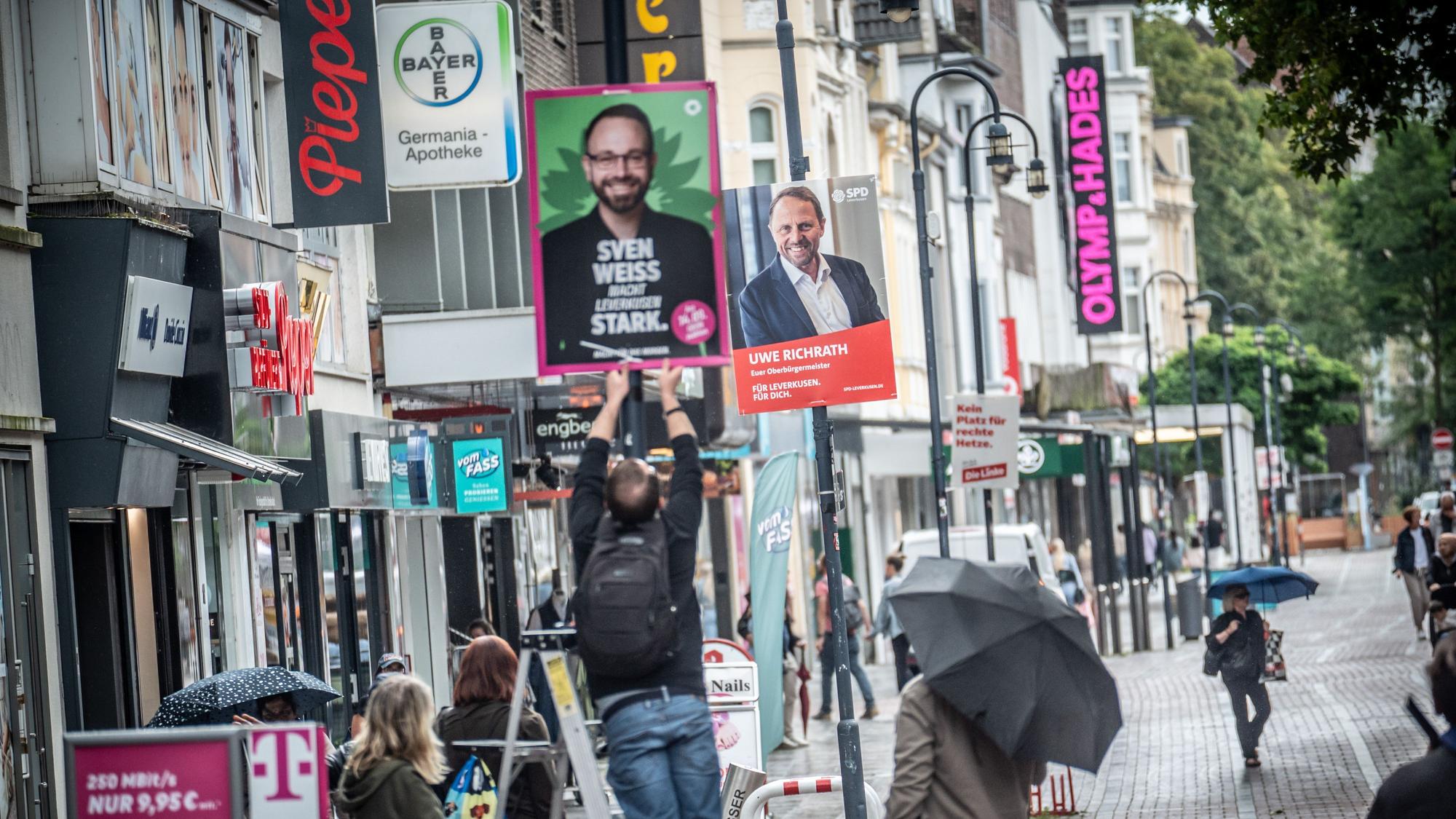 In Leverkusen wird am Sonntag, 14. September, der Oberbürgermeister oder die Oberbürgermeisterin sowie der Stadtrat gewählt.