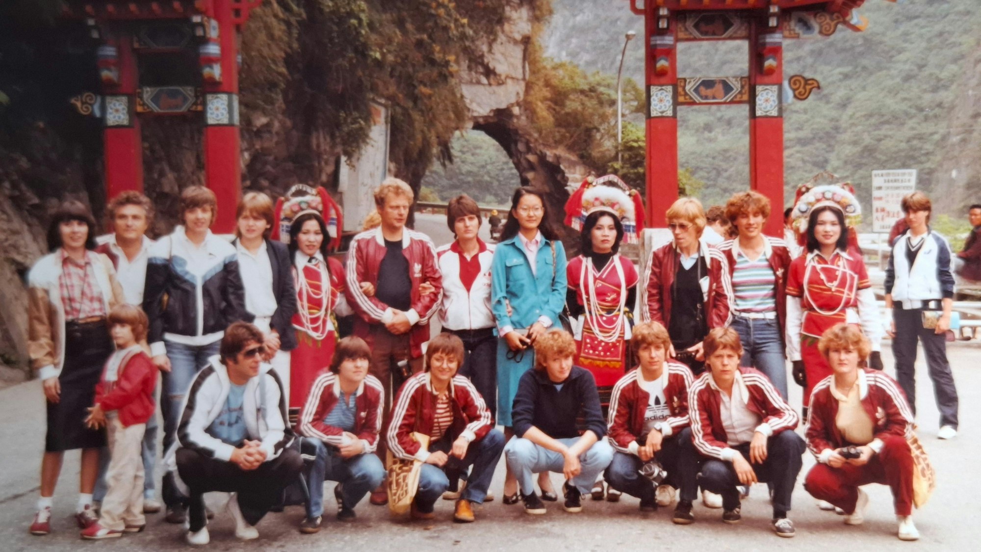Das Team der Bergisch Gladbach SSG 09 bei der Weltmeisterschaft in Taiwan.