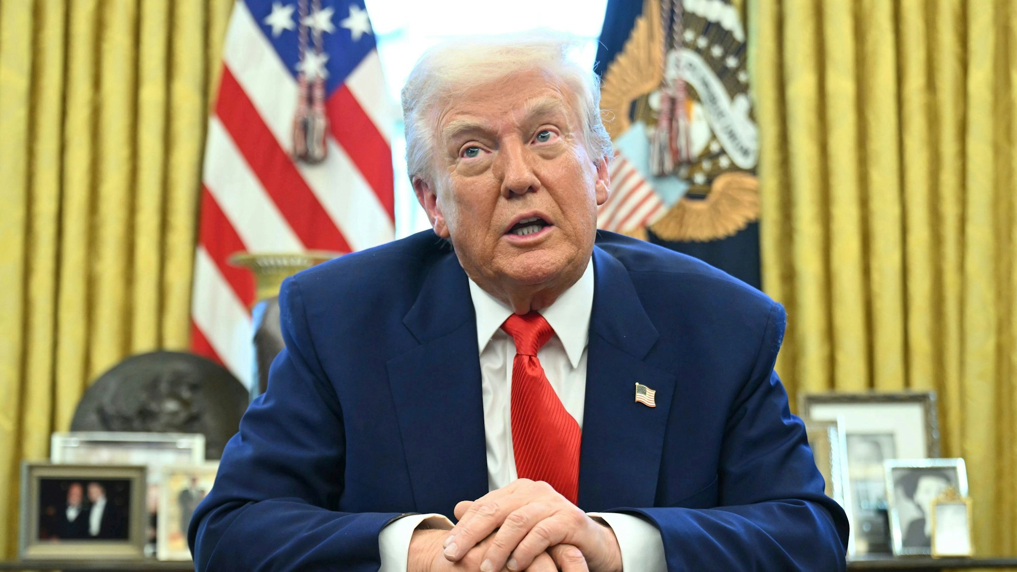 US-Präsident Donald Trump will mit seinen neuen Zöllen ein „Goldenes Zeitalter“ für die US-Wirtschaft einläuten.