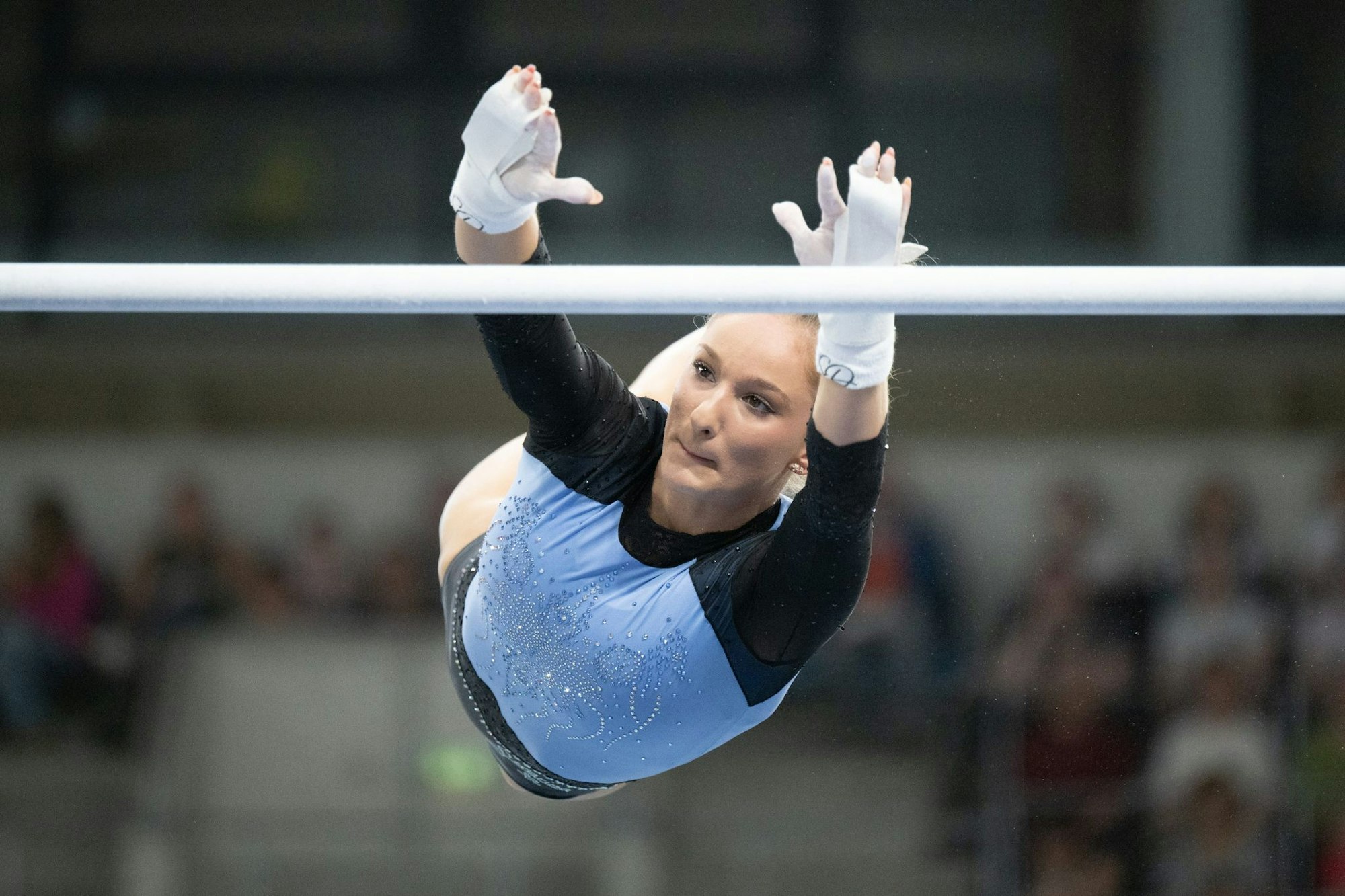 Konzentriert zum Titel: Karina Schönmaier.