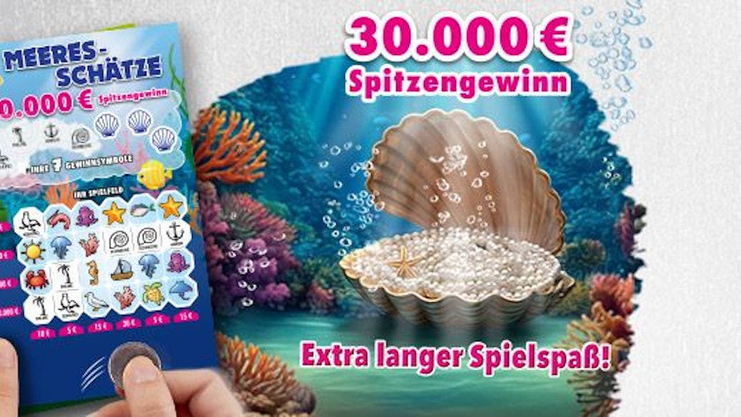 WestLotto-Rubbellos „Meeres-Schätze“