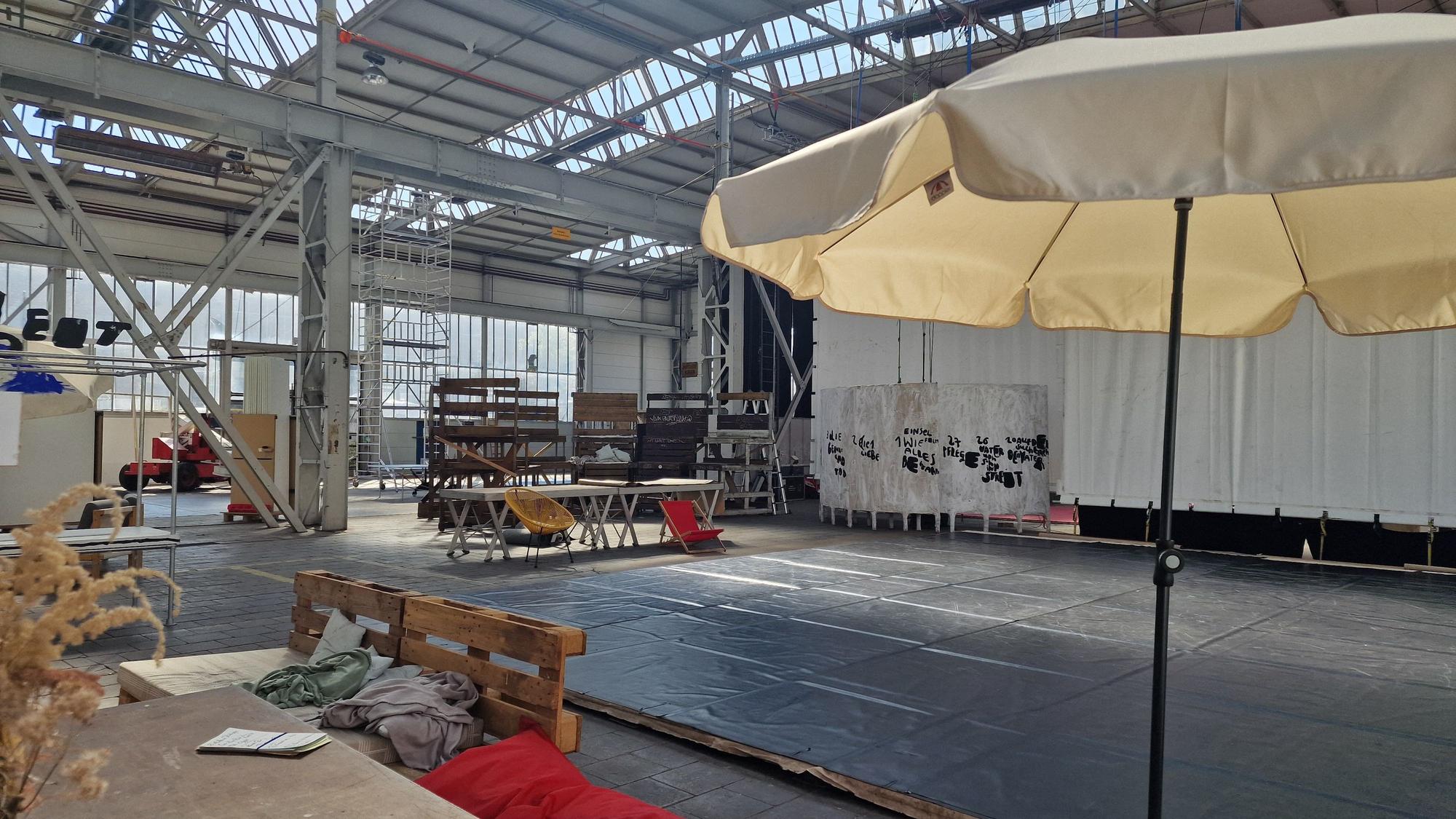 Im Kreationszentrum für Zeitgenössischen Zirkus (CCCC) können Artisten proben. Ein Bauantrag für die langfristige Entwicklung wird aktuell von der Stadt geprüft.