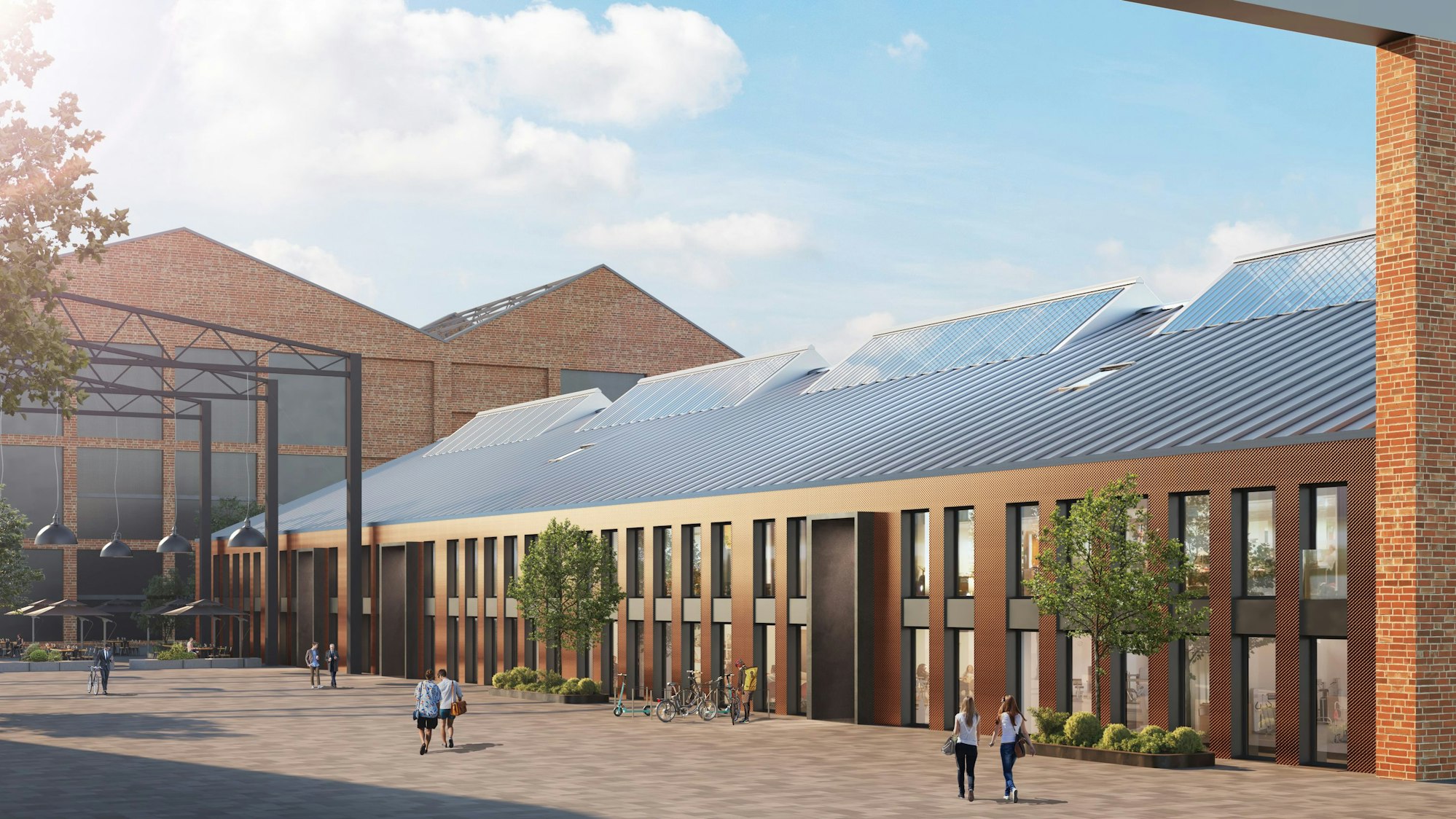 Cube Real estate Visualisierungen, Baugenehmigung für Werk³ in Leverkusen erteilt