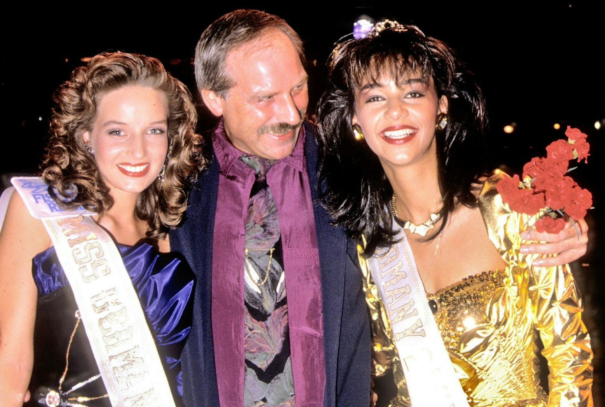 Bei der Wahl zur „Miss Germany 1989/90“ belegte Verona nur den 2. Platz. Kleiner Trost: Von der damaligen Gewinnerin Christiane Stöcker hat man seitdem auch nichts mehr gehört. Und 1993 gewann Verona den Titel dann ohnehin noch. (Bild: Peter Bischoff / Getty Images)