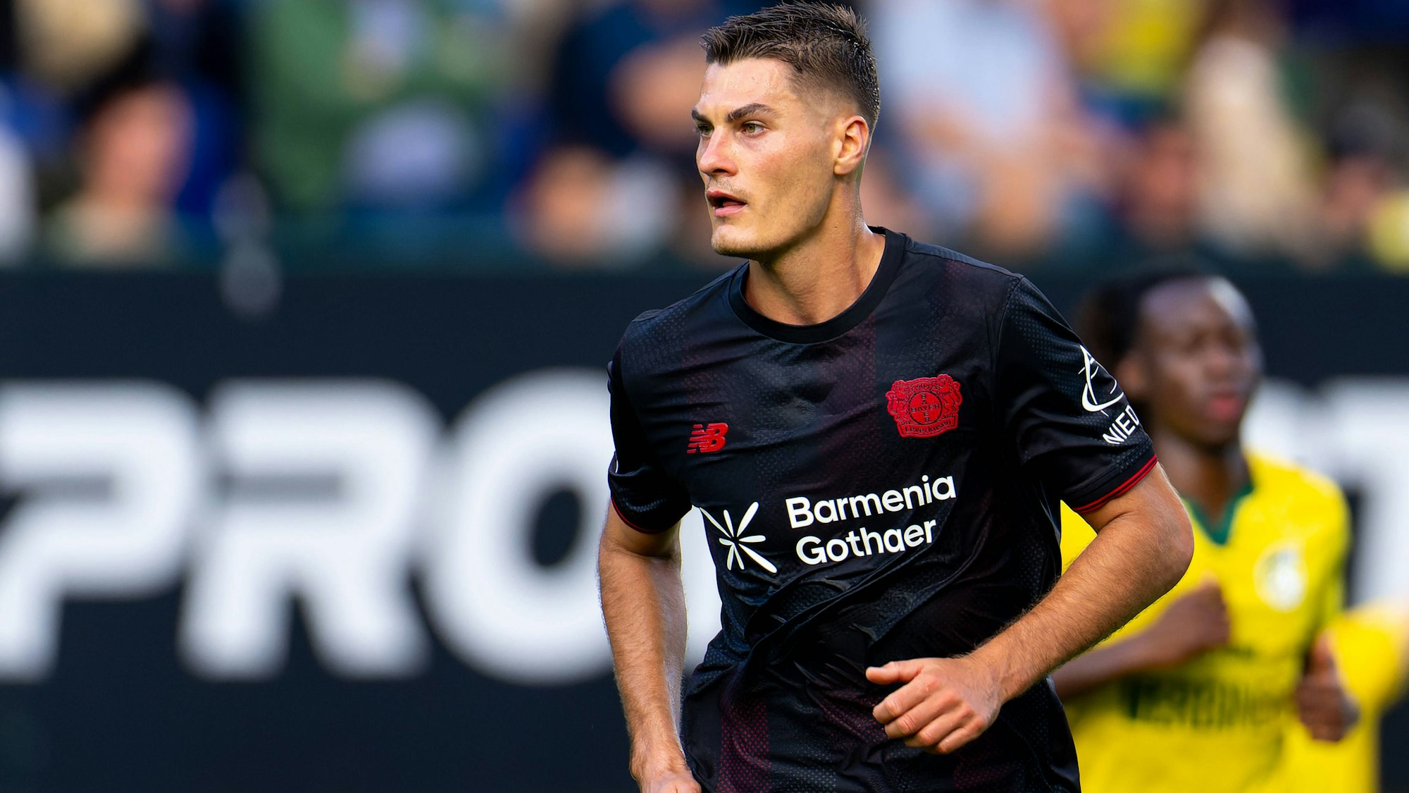 2025-08-01 Fortuna Sittard v Bayer 04 Leverkusen - Pre-Season Friendly SITTARD, NETHERLANDS - AUGUST 1: Patrik Schick of Bayer 04 Leverkusen looks on during the Pre-Season Friendly match between Fortuna Sittard and Bayer 04 Leverkusen at Fortuna Sittard Stadion on August 1, 2025 in Sittard, Netherlands. Sittard Fortuna Sittard Stadion Netherlands Content not available for redistribution in The Netherlands directly or indirectly through any third parties. Copyright: xJorisxVerwijstx