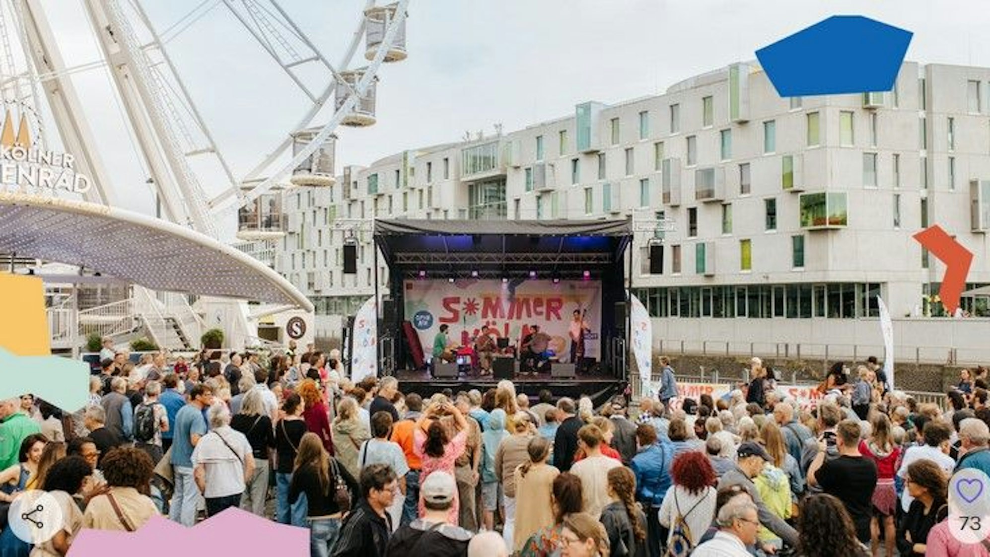 Theater, Konzerte, Akrobatik-Shows und vieles mehr hat das Programm der kostenlosen Veranstaltungsreihe „Sommer Köln“ in diesem Jahr zu bieten. (Archivbild)