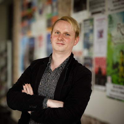 Bastian Ganser in der Halle 32.