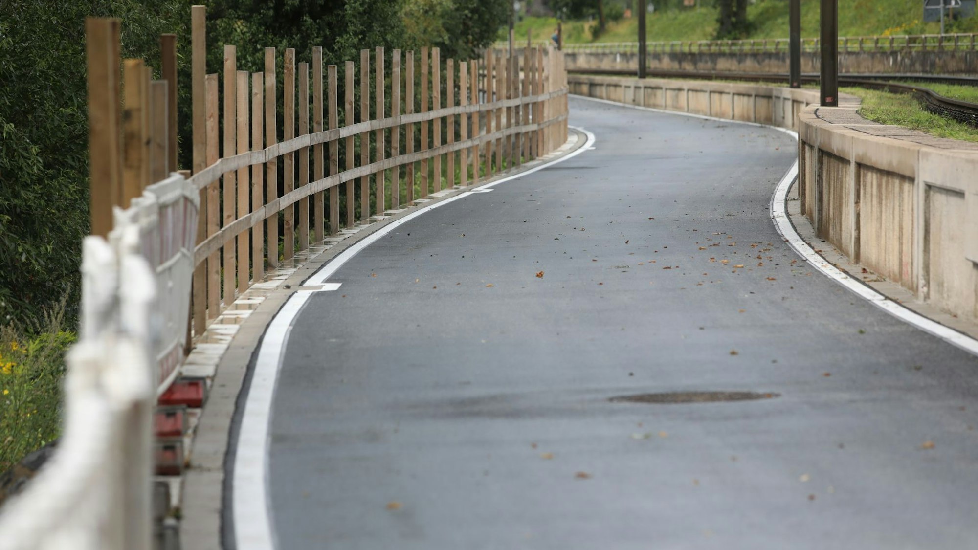Neuer Radweg zwischen Rhöndorf und Königswinter