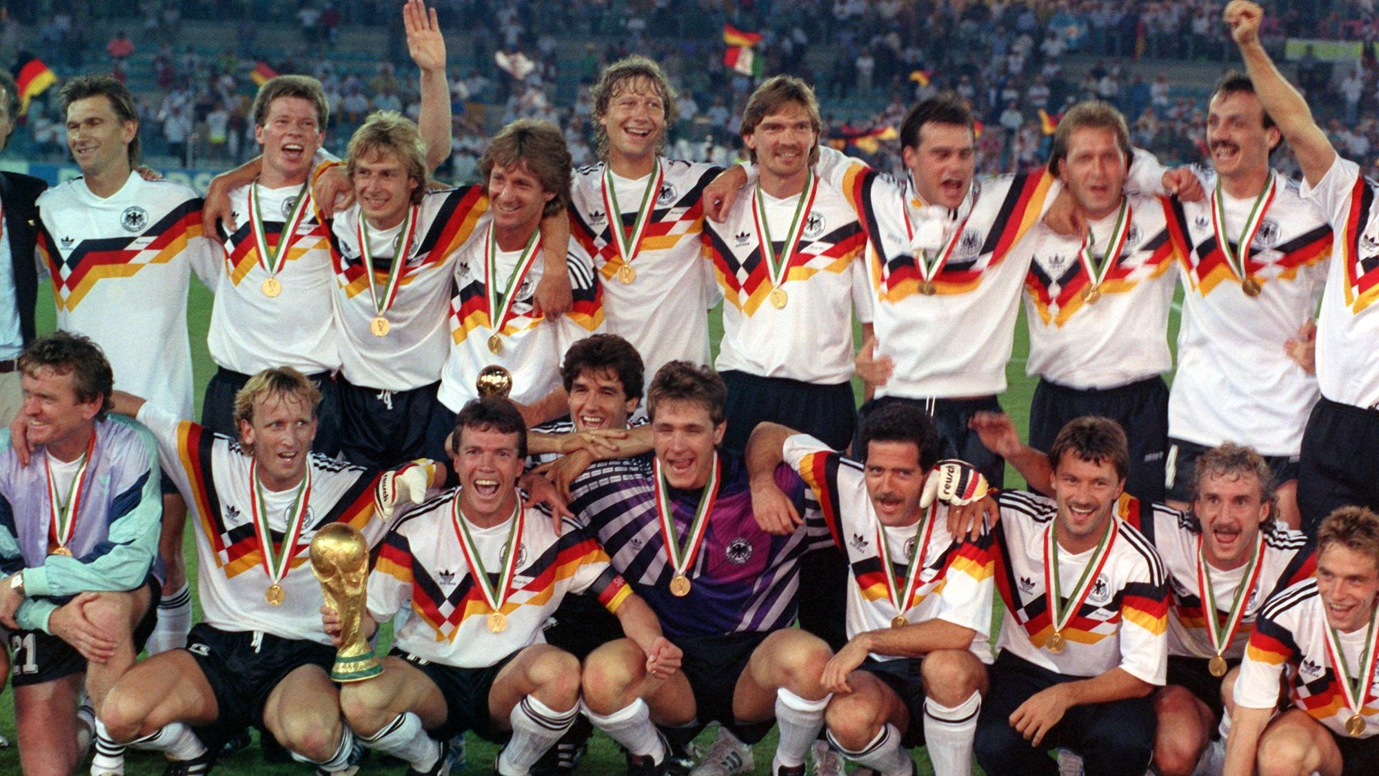 Fußball-Weltmeister Deutschland in Rom.
