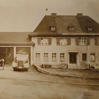 Die alte Wache der Freiwilligen Feuerwehr Burscheid, Jahr unbekannt.
