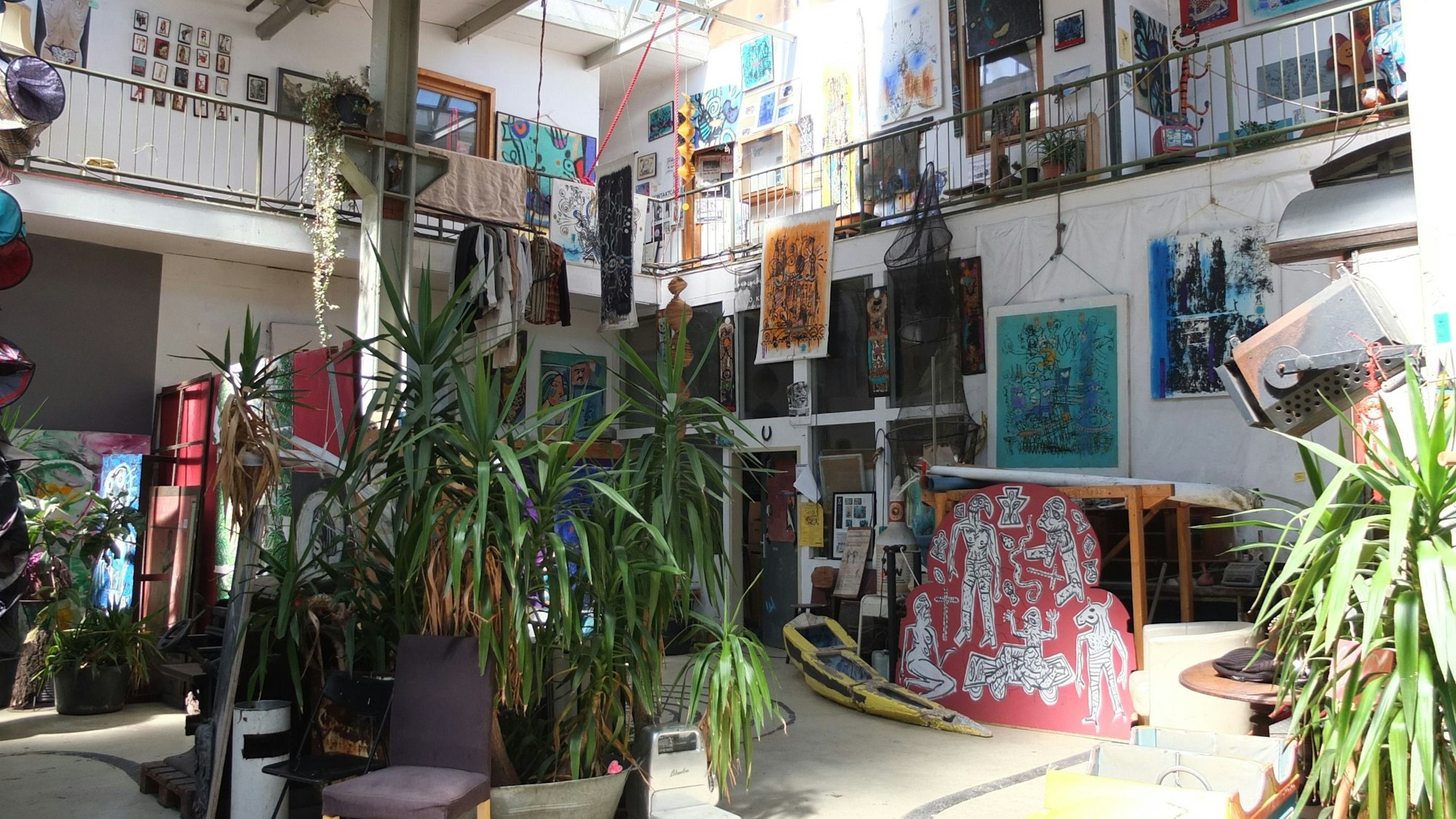 Kunst in einer ehemaligen Fabrik: Blick in die heutige Kolbhalle. (Archivbild)