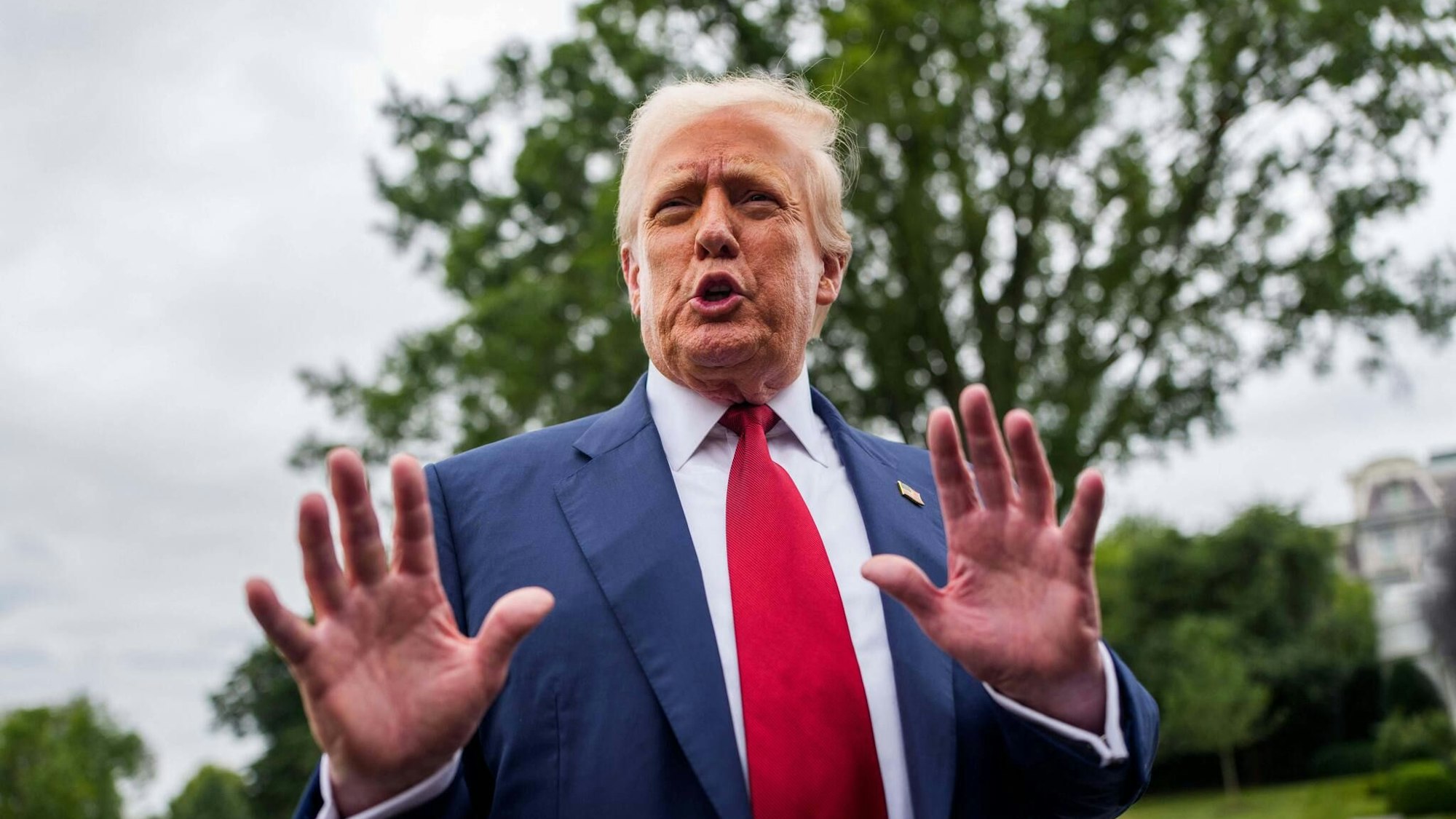 Erhöht den Druck auf Russland: US-Präsident Donald Trump. /Pool/ABACA