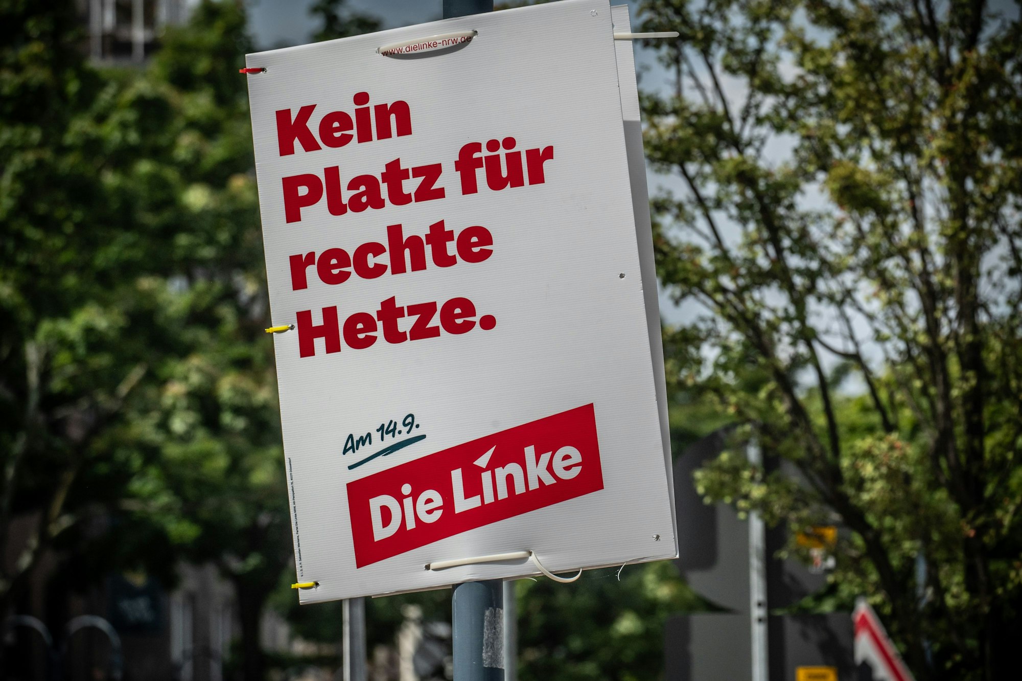 Wahlplakat Bild: Ralf krieger