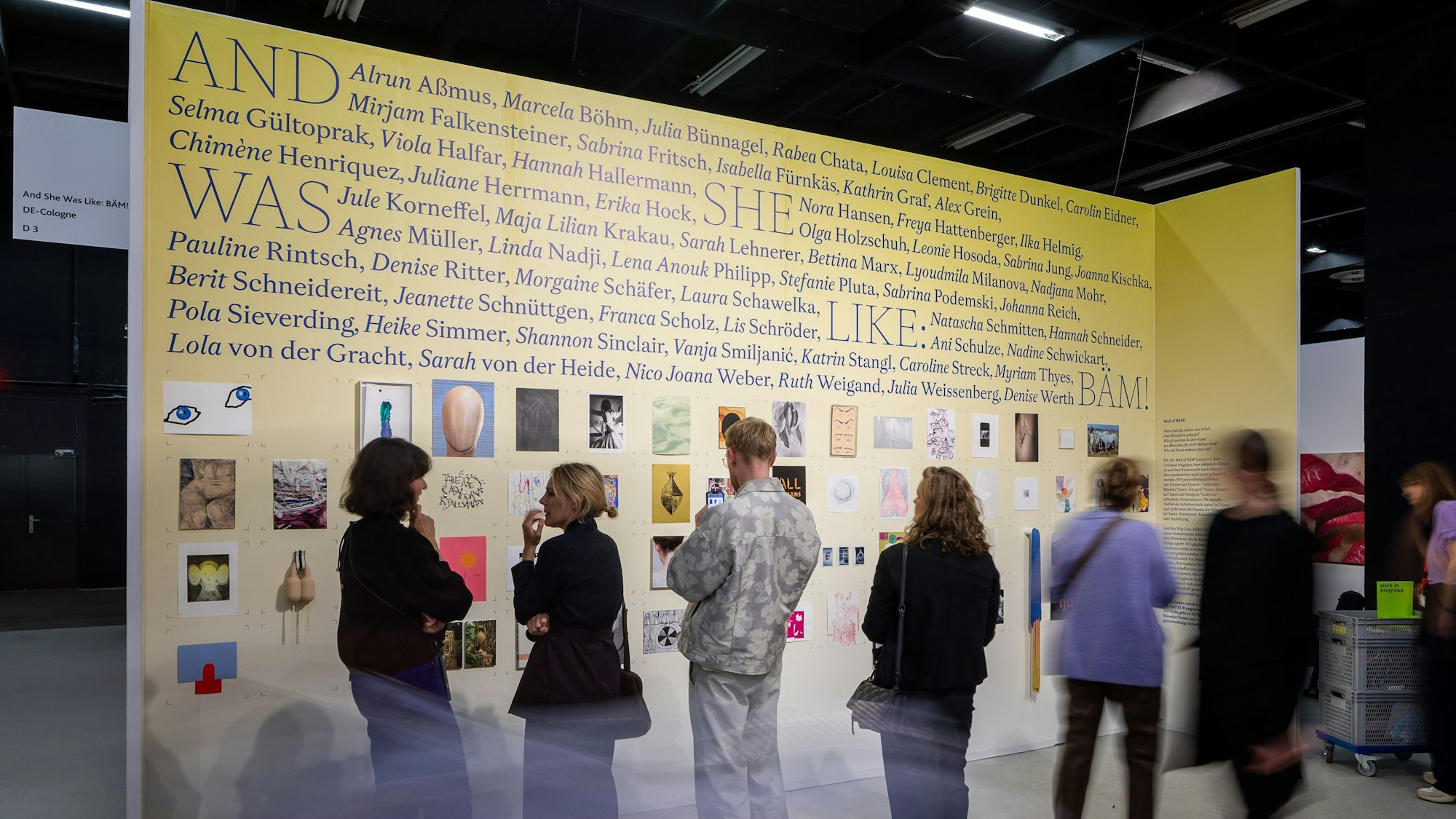 Wall of BÄM!, And She Was Like: BÄM!, Art Cologne 2024, Messe Köln