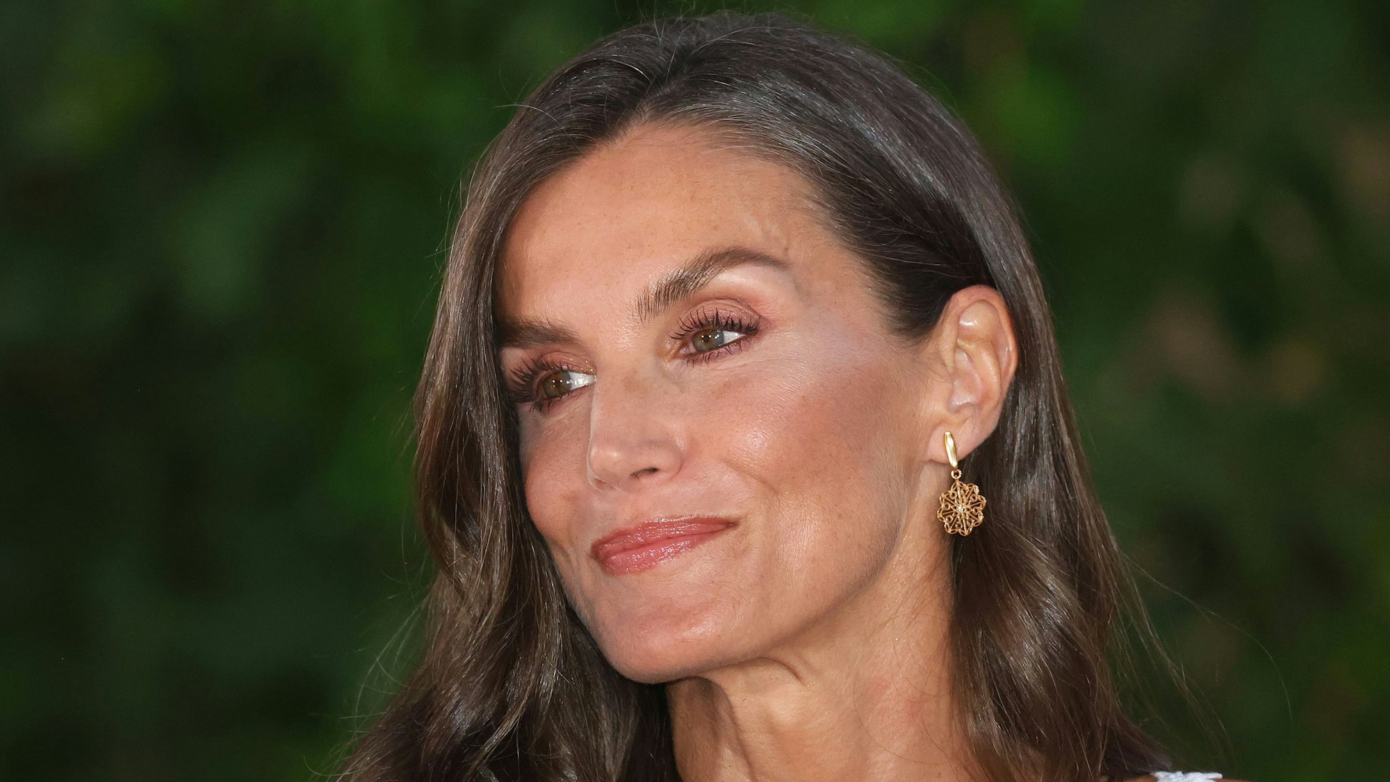 Königin Letizia von Spanien während eines Empfangs im Marivent-Palast.