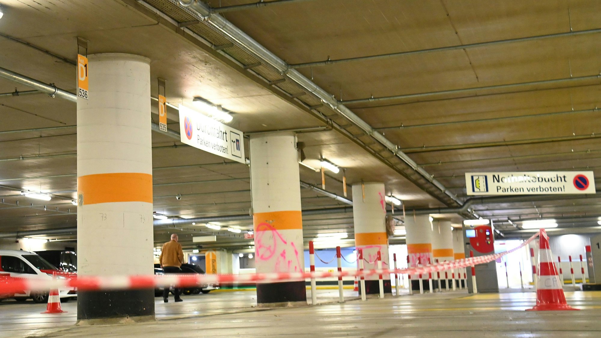 Insgesamt 91 der 520 Stellplätze sind derzeit gesperrt.