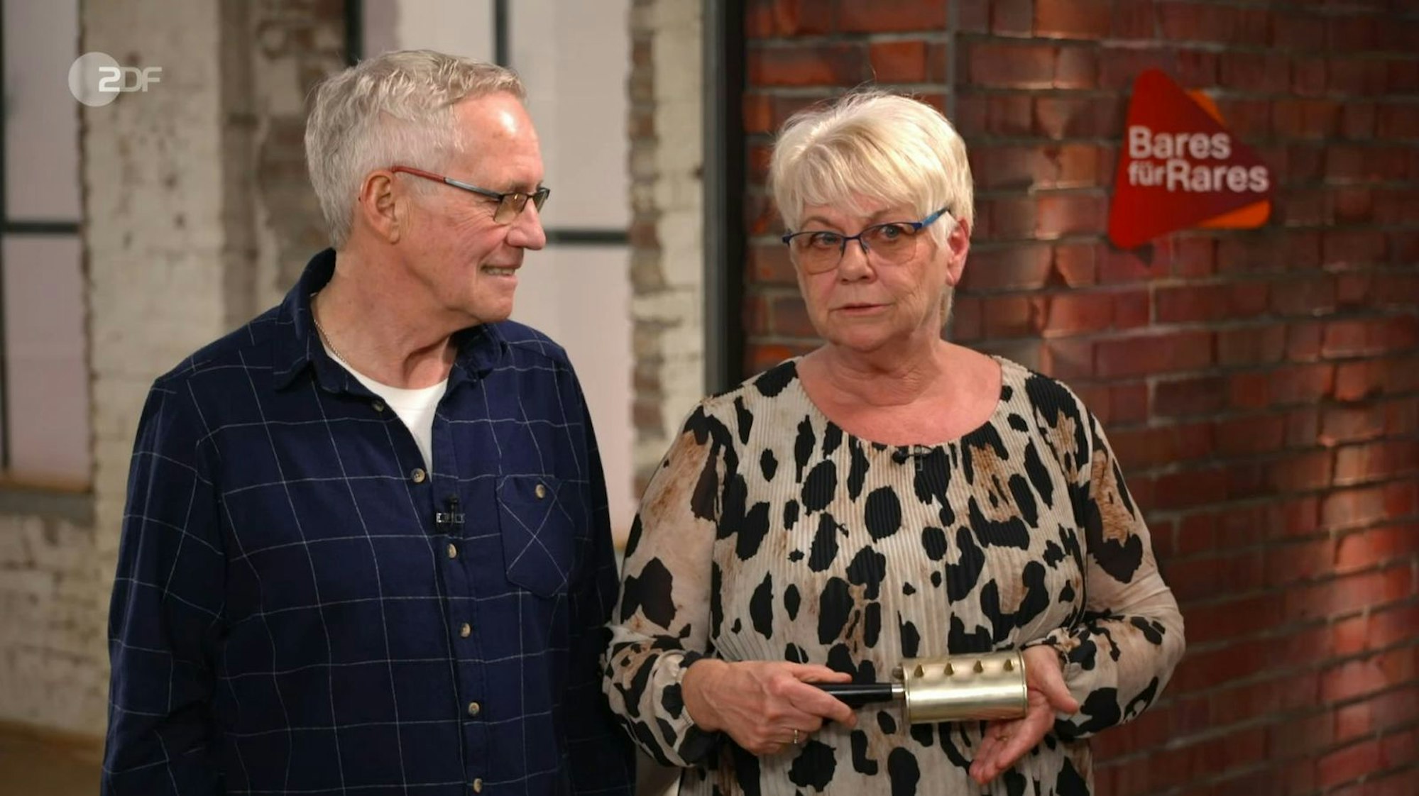Alison und Volker wollten 80 Euro für den Hairdryer. (Bild: ZDF)